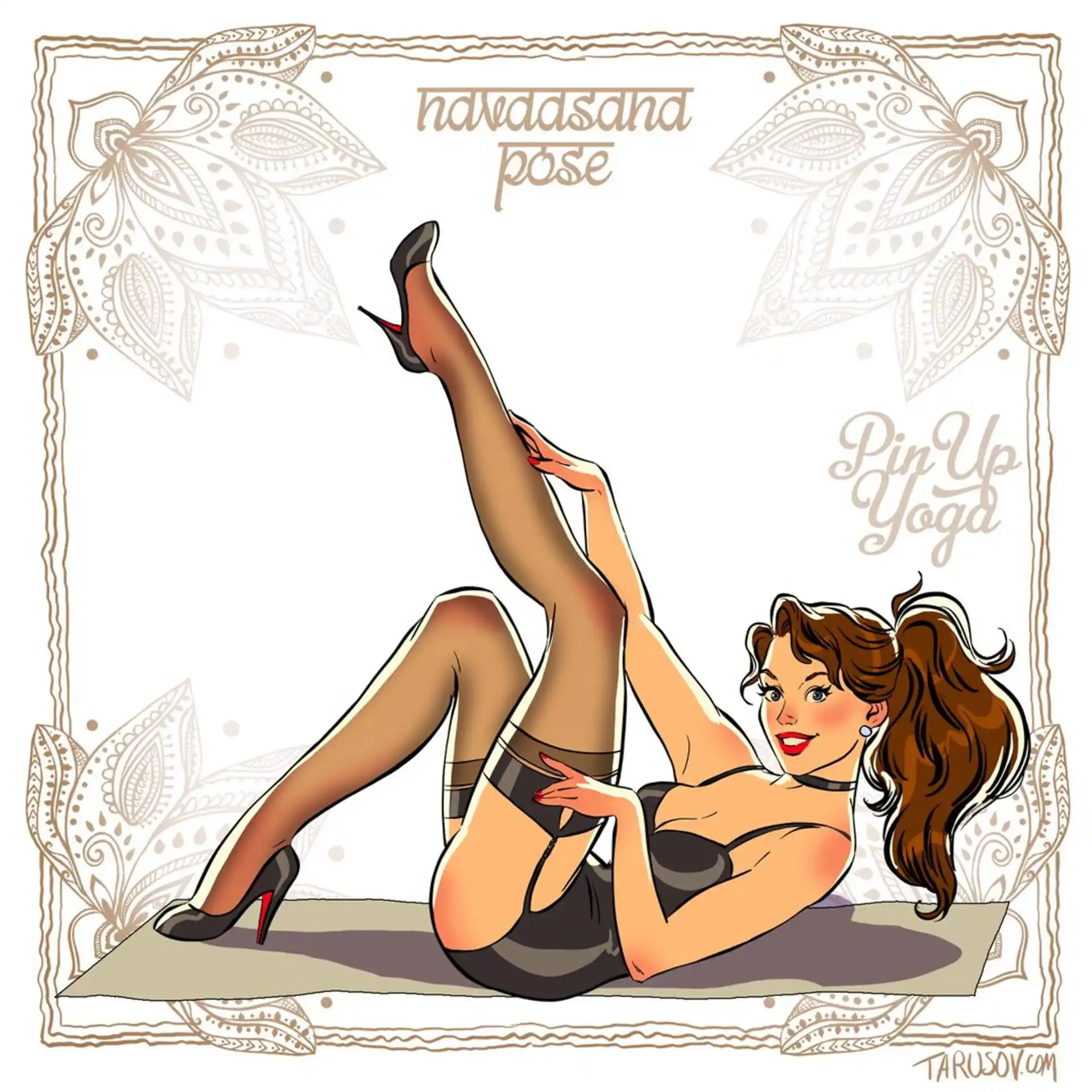 Artworks, Pinups And More Pin-up Yoga - [Andrew Tarusov] page 7