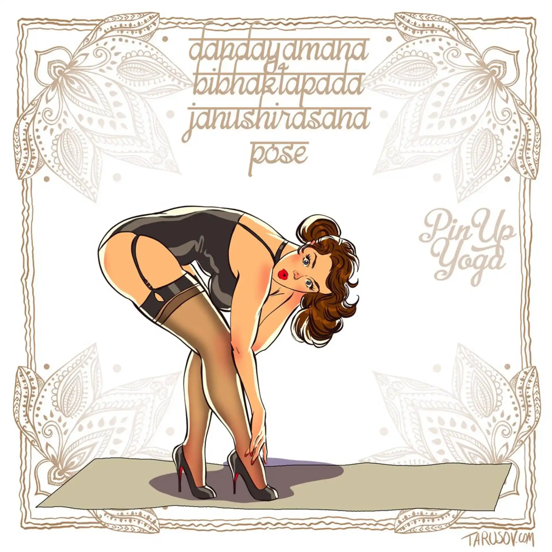 Artworks, Pinups And More Pin-up Yoga - [Andrew Tarusov] page 8
