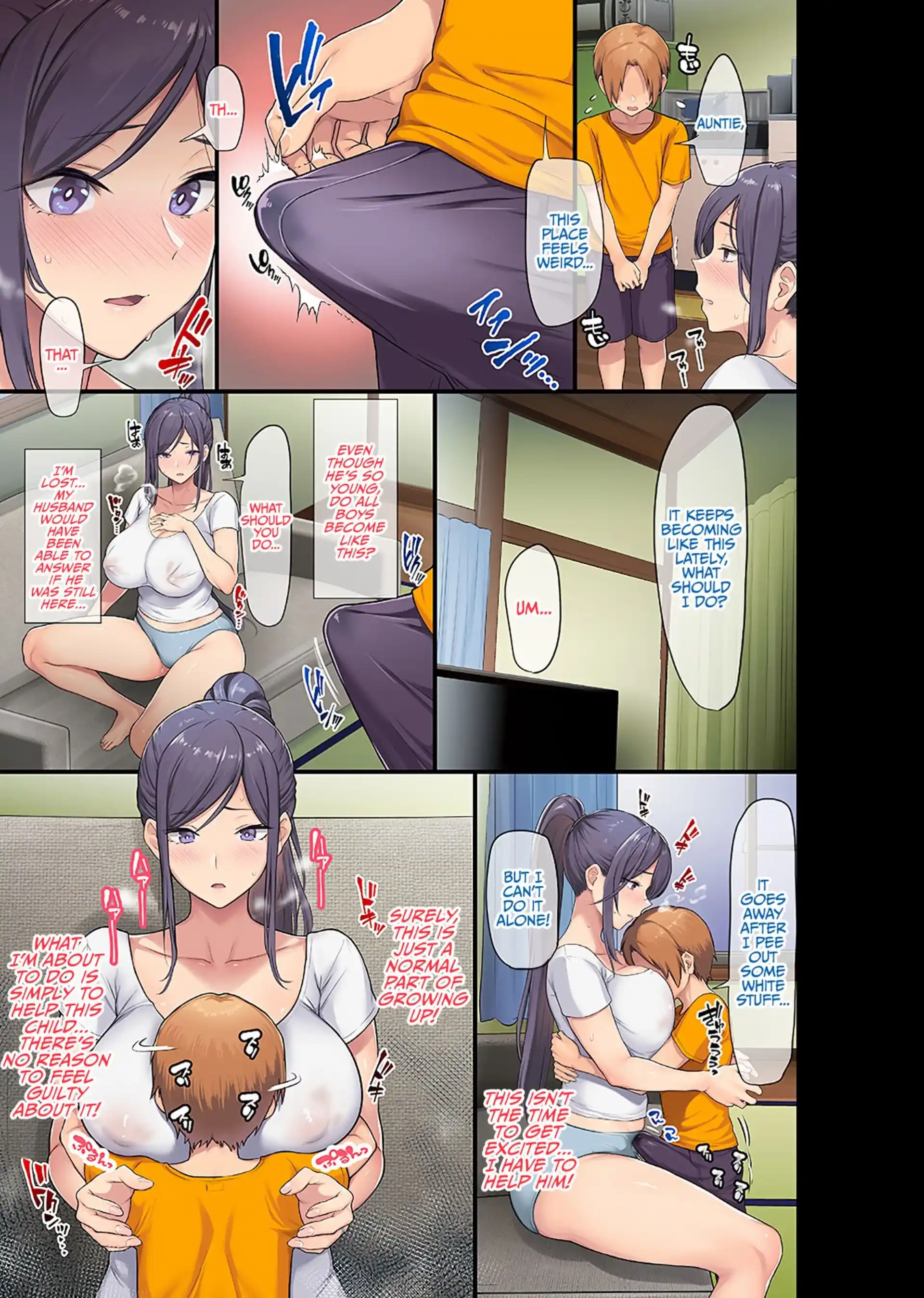 Giant Boobs Widow And Her Son’s Very Very Bad Friend Giant Boobs Widow And Her Son's Very Very Bad Friend - Chapter 1 page 12