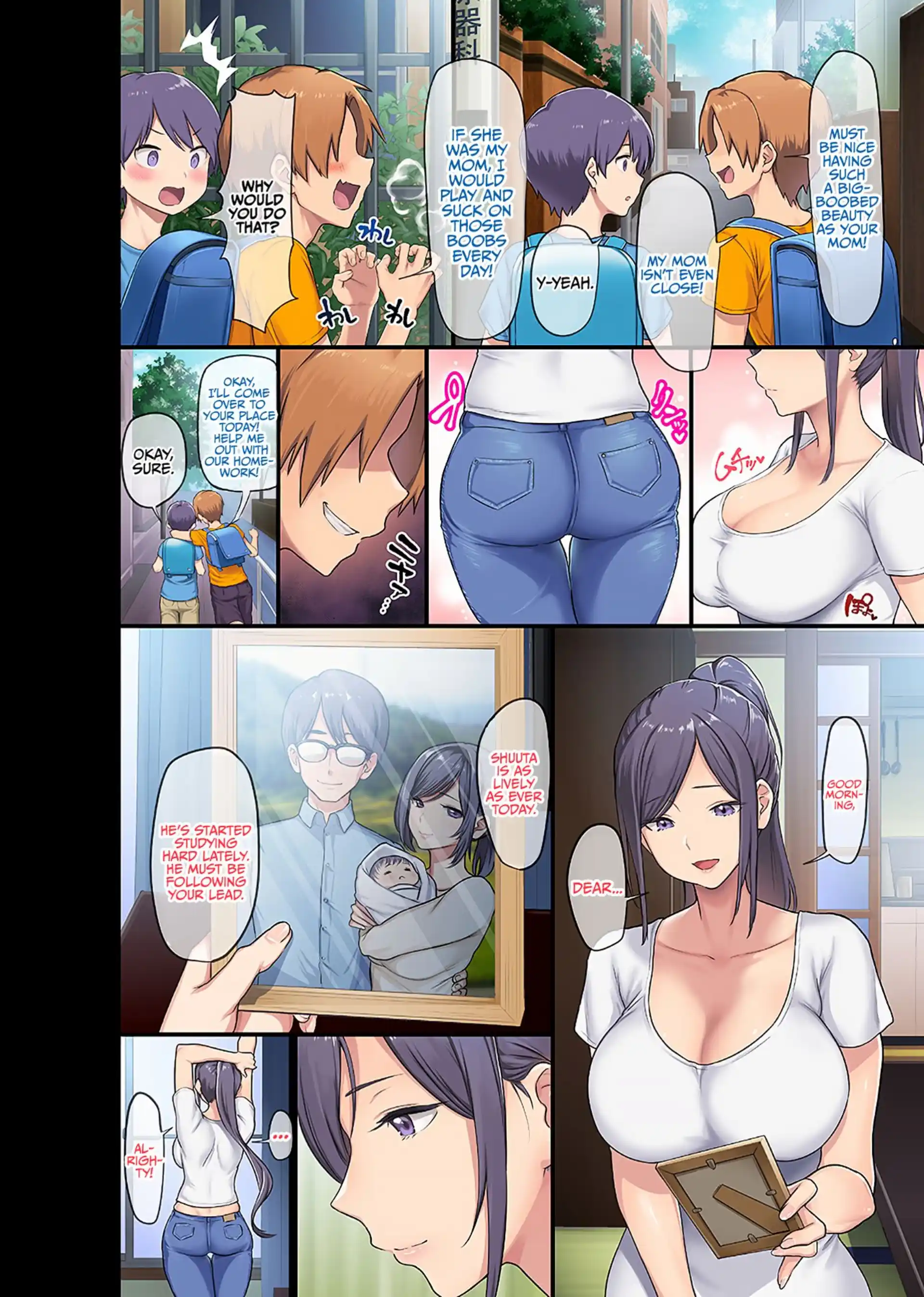 Giant Boobs Widow And Her Son’s Very Very Bad Friend Giant Boobs Widow And Her Son's Very Very Bad Friend - Chapter 1 page 3