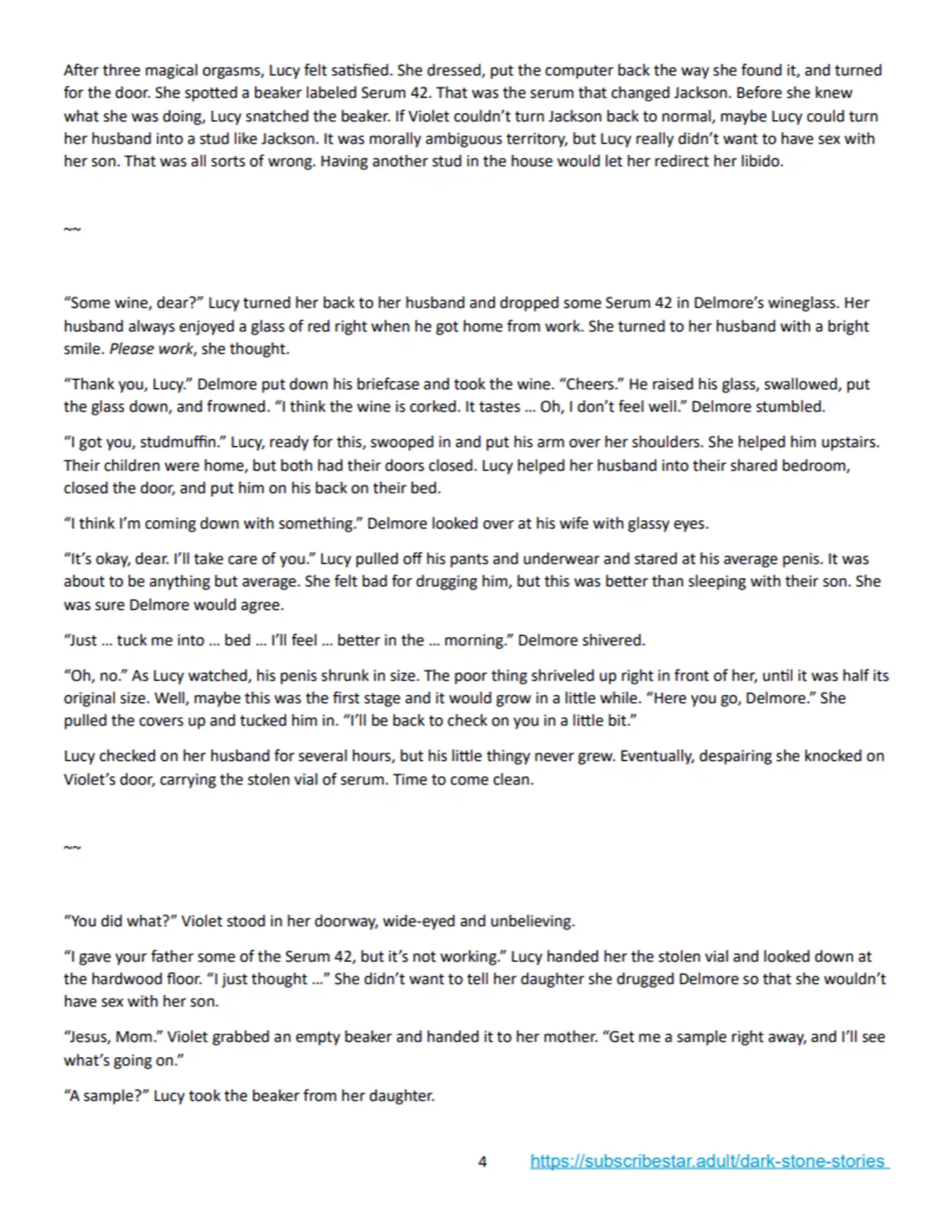 Dark Stone Stories 6 . Serum42XXL - Chapter 6 page 4