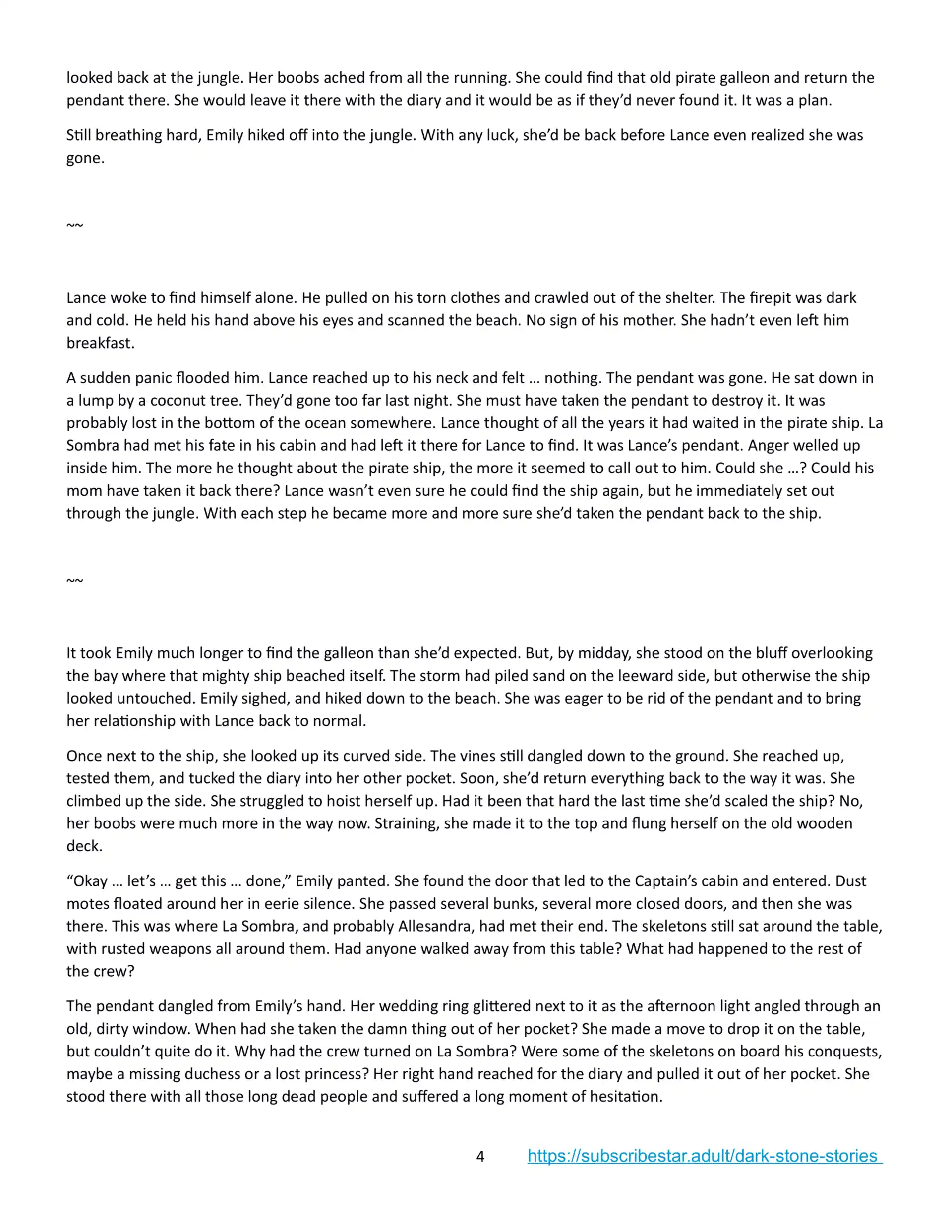 Dark Stone Stories 4 . Curse Of The Shadows - Chapter 4 page 4
