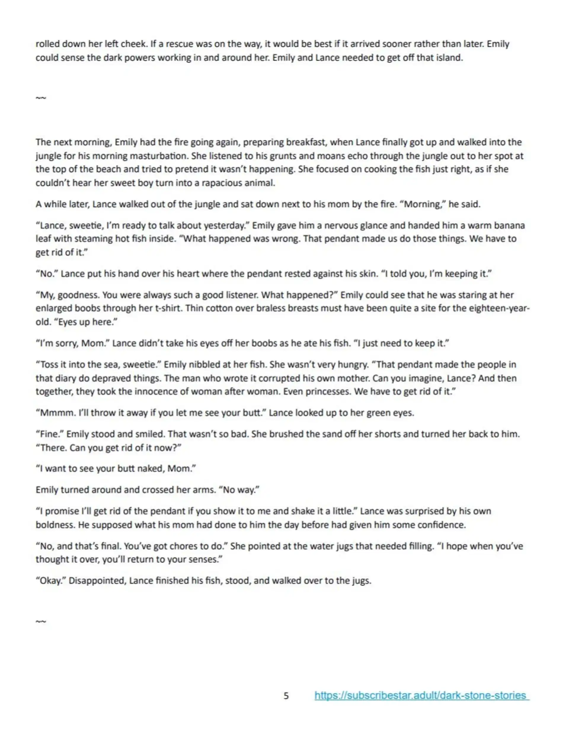 Dark Stone Stories 3 . Curse Of The Shadows - Chapter 3 page 5