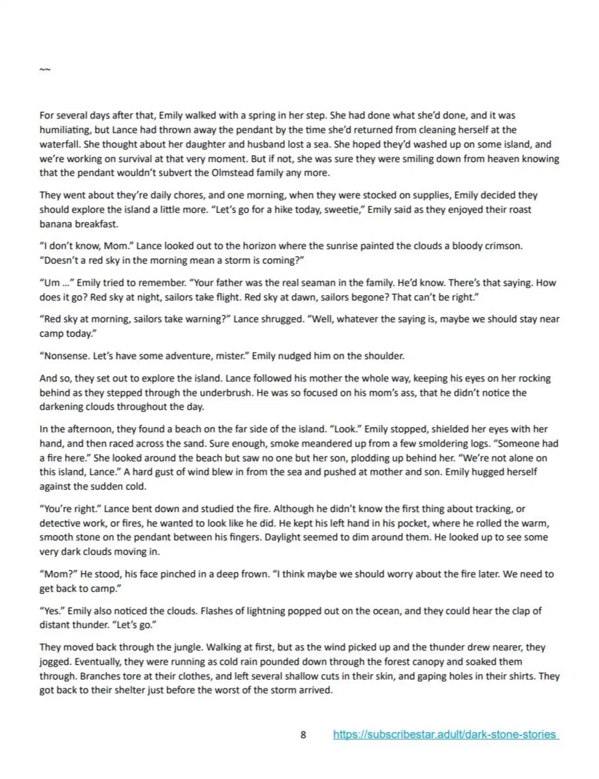 Dark Stone Stories 3 . Curse Of The Shadows - Chapter 3 page 8