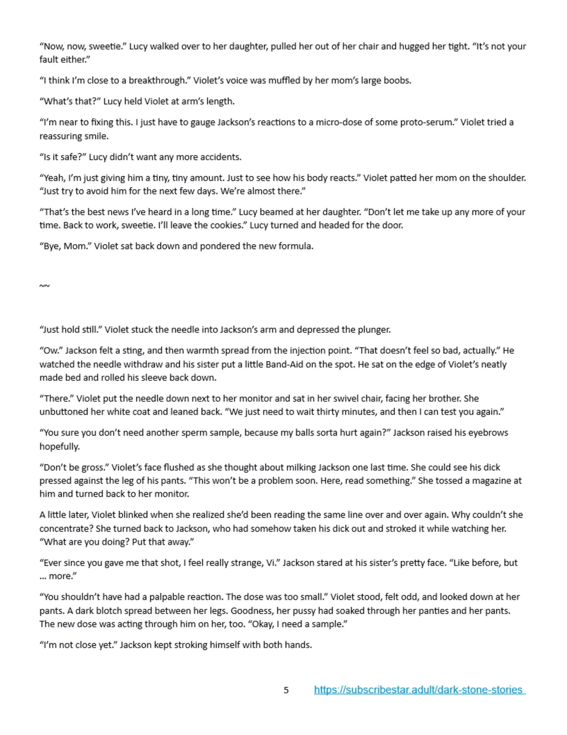 Dark Stone Stories 7 . Serum42XXL - Chapter 7 page 5