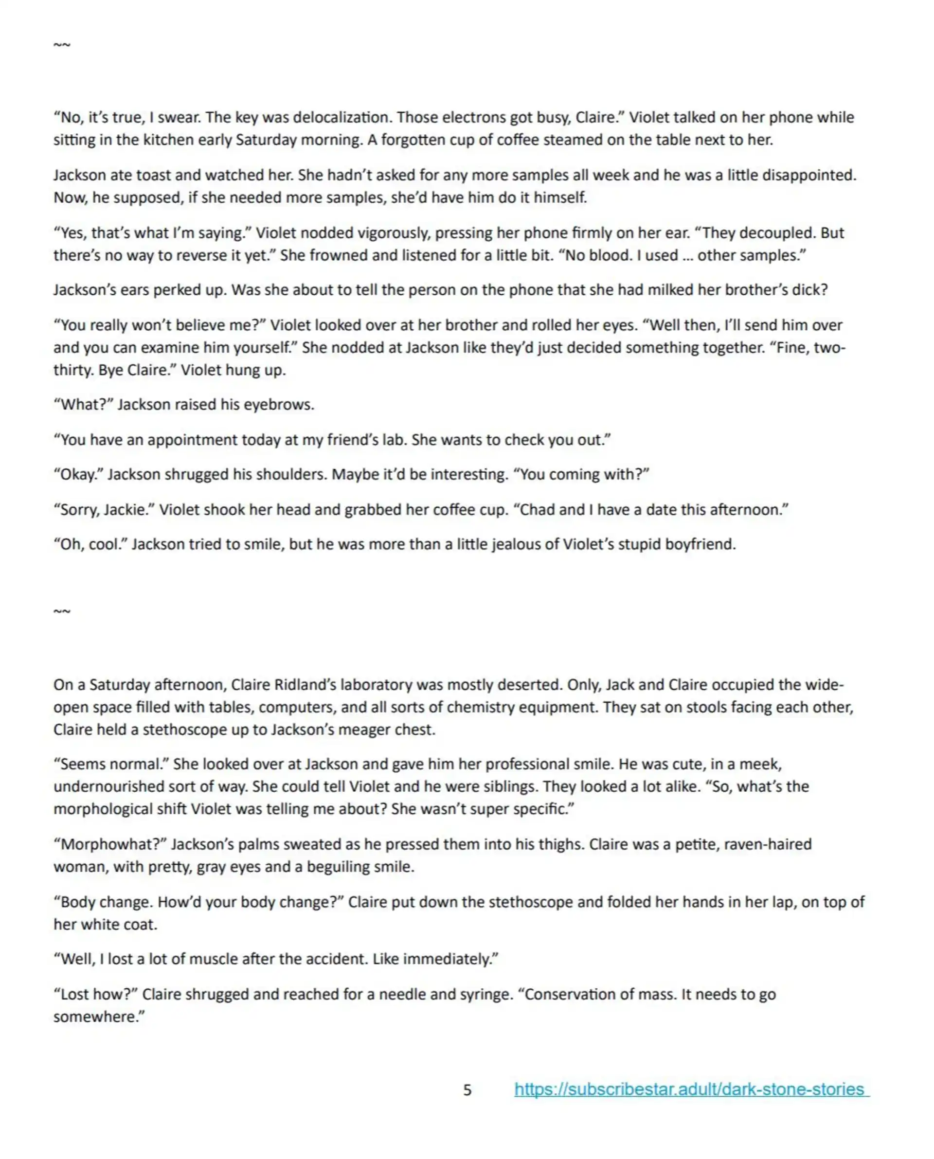 Dark Stone Stories 4 . Serum42XXL - Chapter 4 page 5