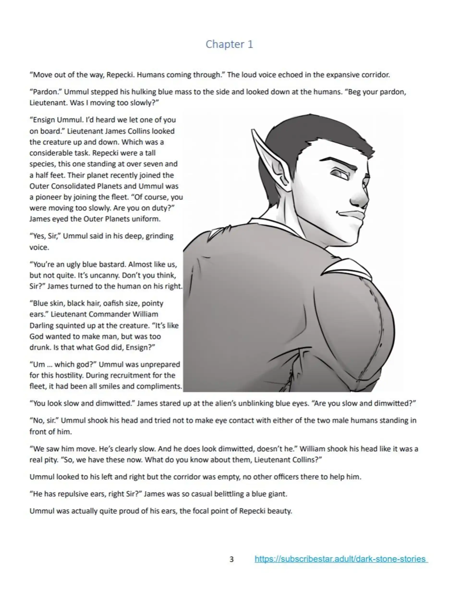 Dark Stone Stories 1 . Never Insult A Repecki - Chapter 1 page 3
