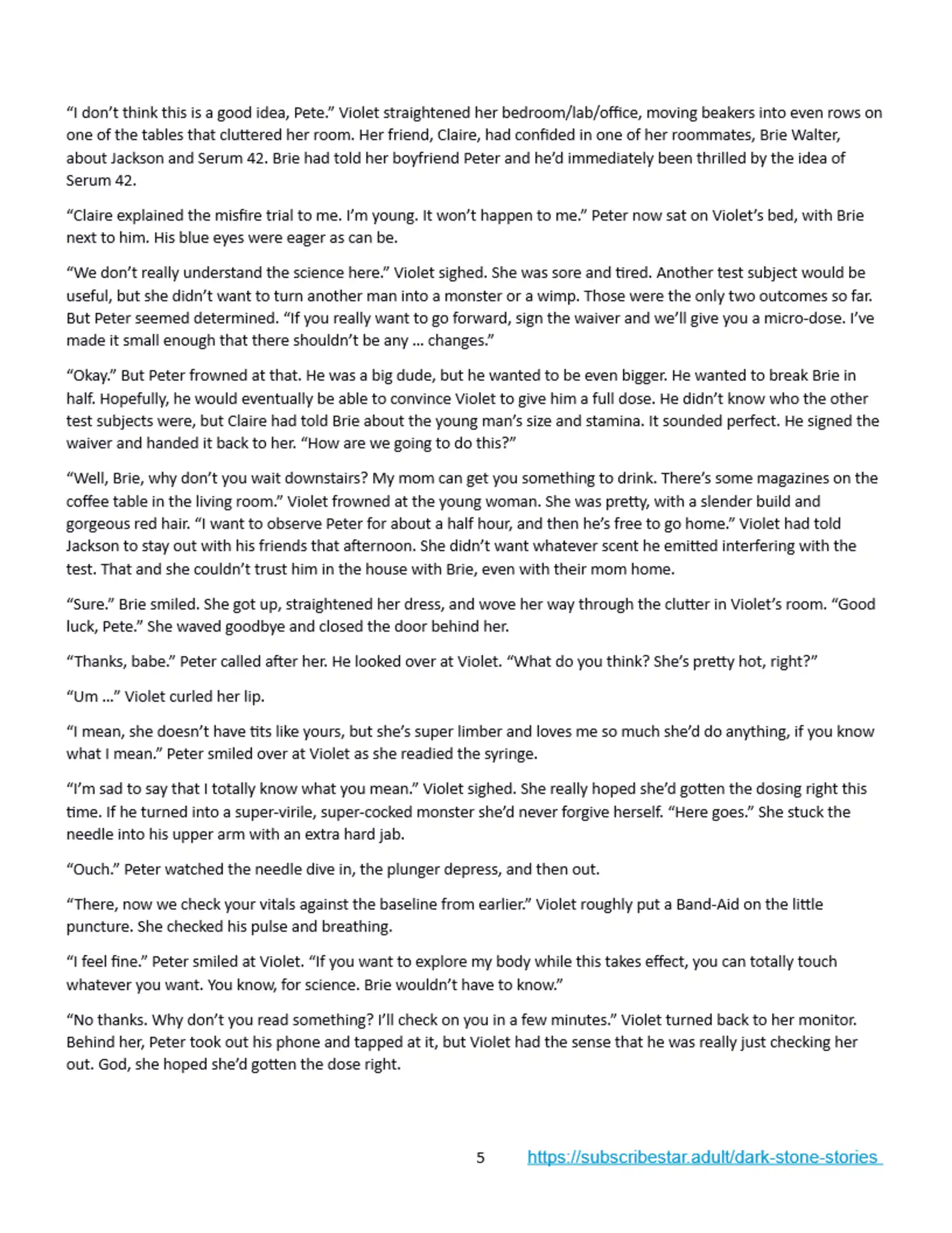 Dark Stone Stories 8 . Serum42XXL - Chapter 8 page 5