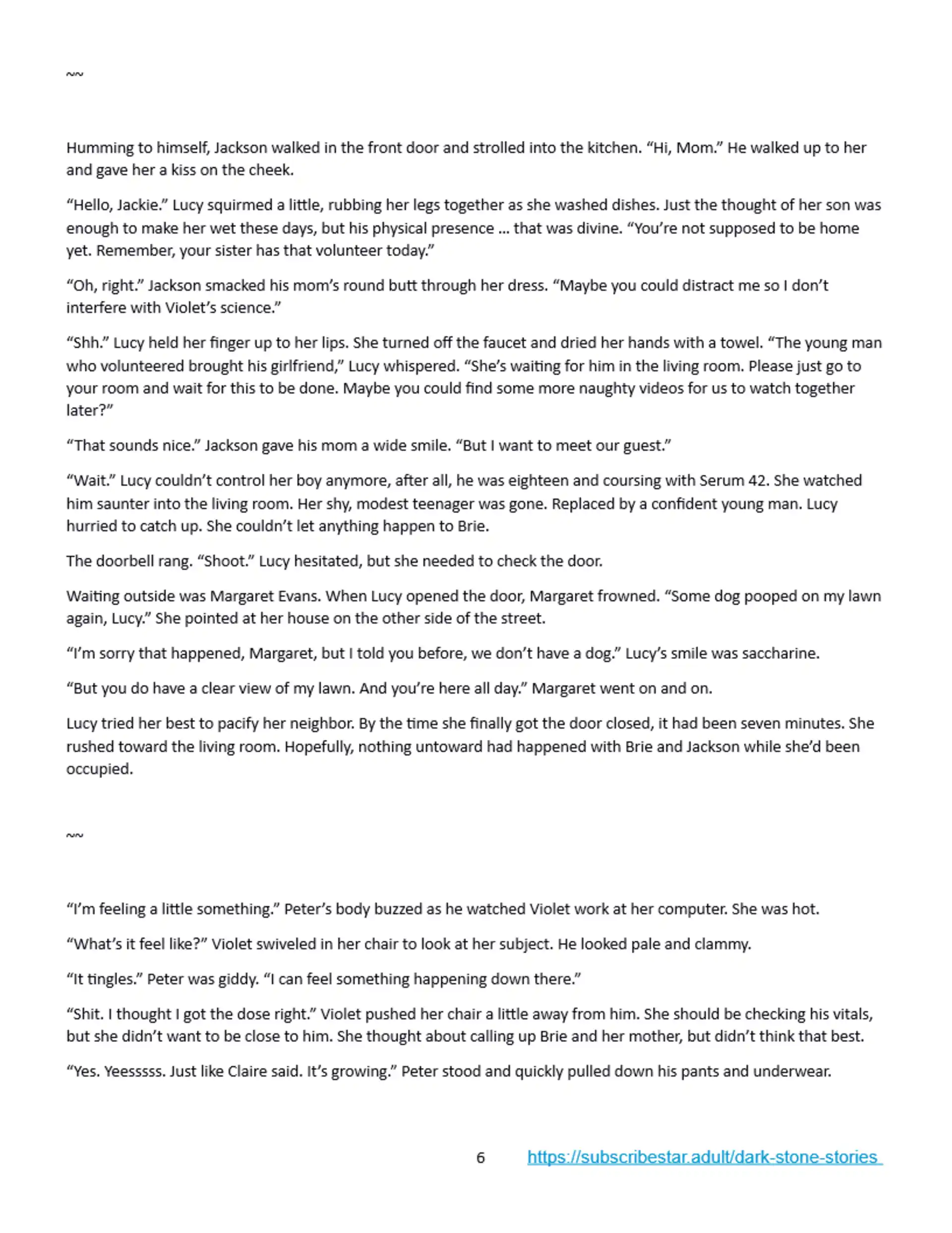 Dark Stone Stories 8 . Serum42XXL - Chapter 8 page 6