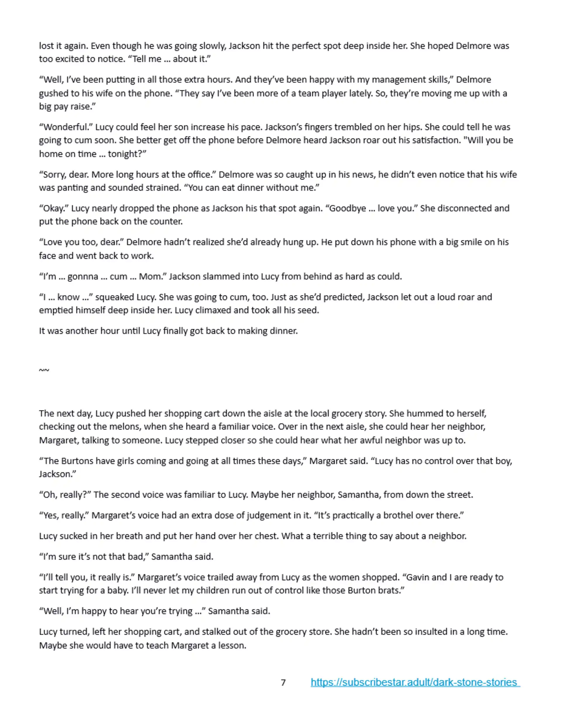 Dark Stone Stories 9 . Serum42XXL - Chapter 9 page 7