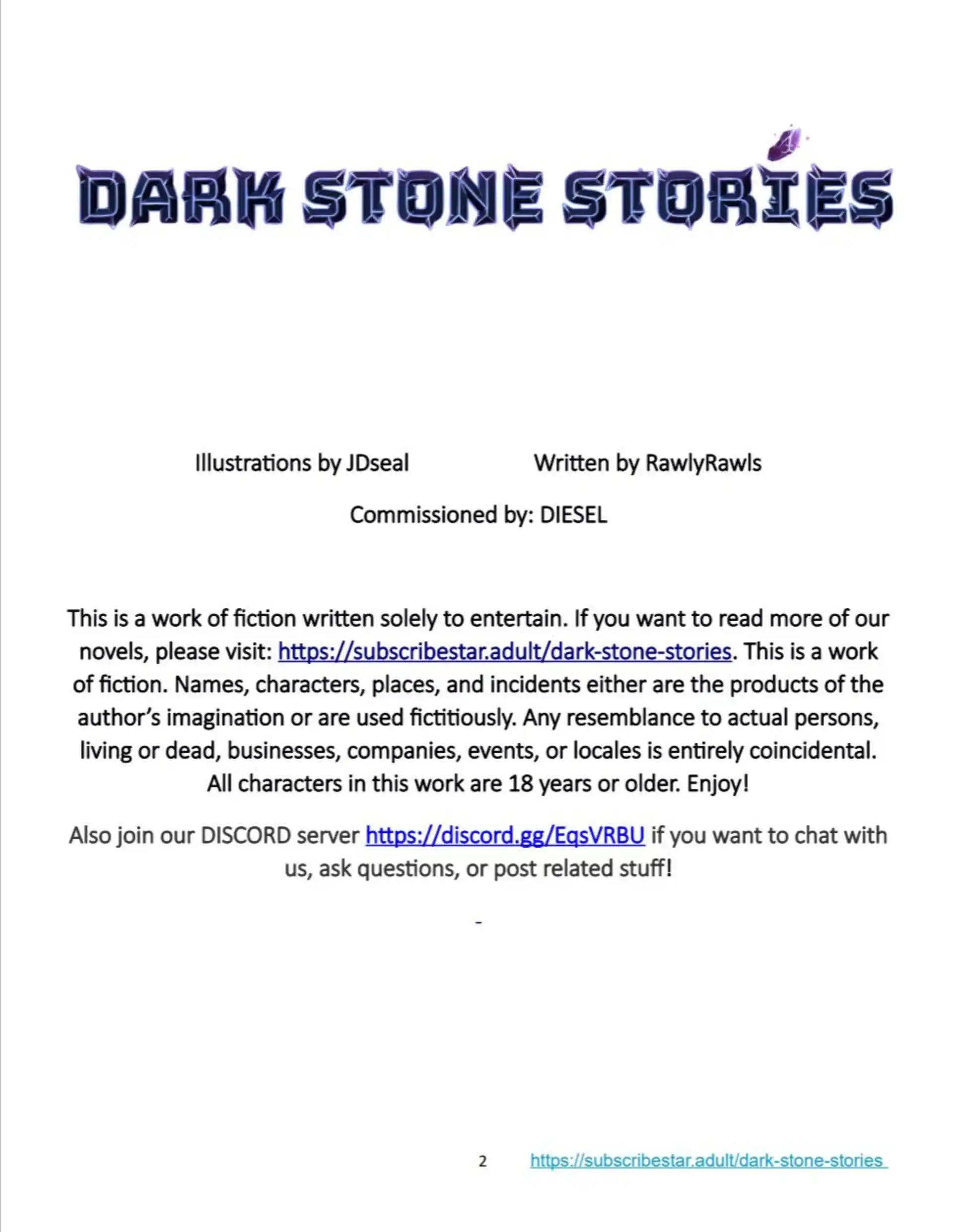 Dark Stone Stories 2 . Curse Of The Shadows - Chapter 2 page 2