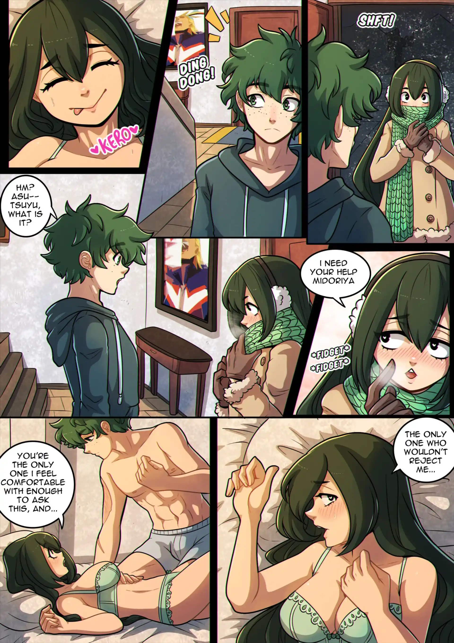 A Night With Tsuyu A Night With Tsuyu - Chapter 1 (My Hero Academia) page 4