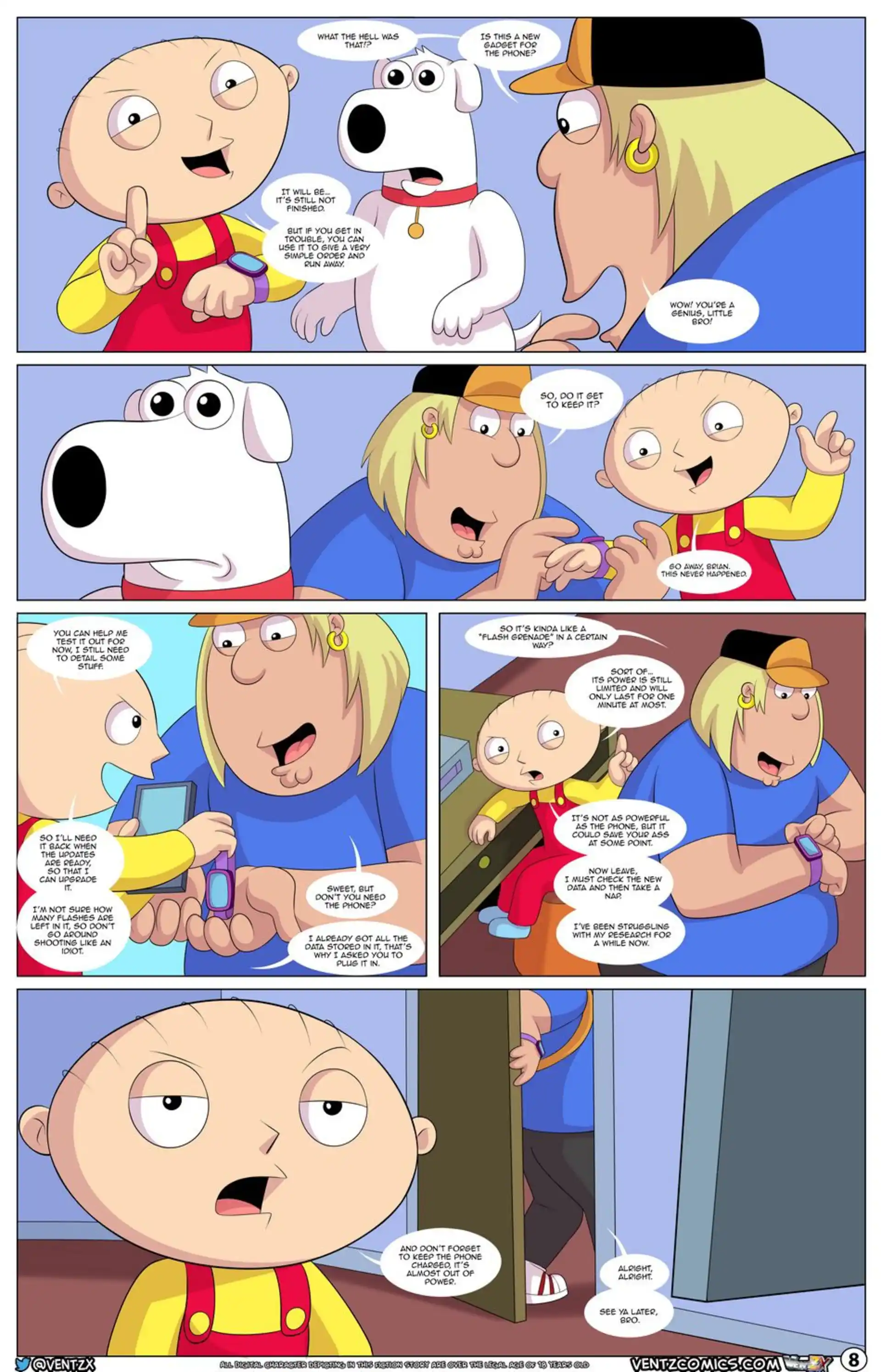 Quahog Diaries Quahog Diaries - Chapter 3 (Family Guy) page 8