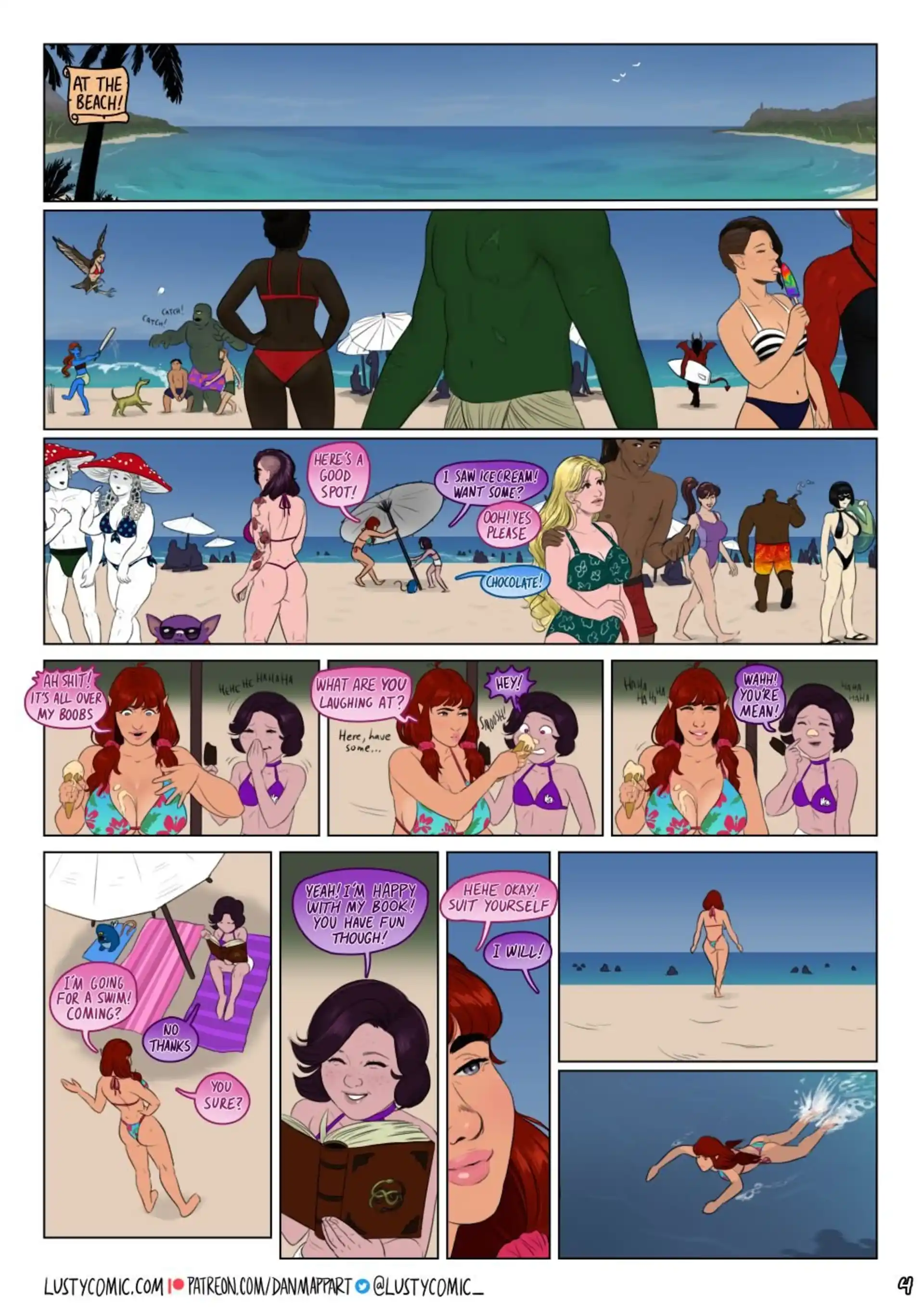 Lusty In Fantastic Breasts Lusty And The Mermaid - Chapter 4 page 4