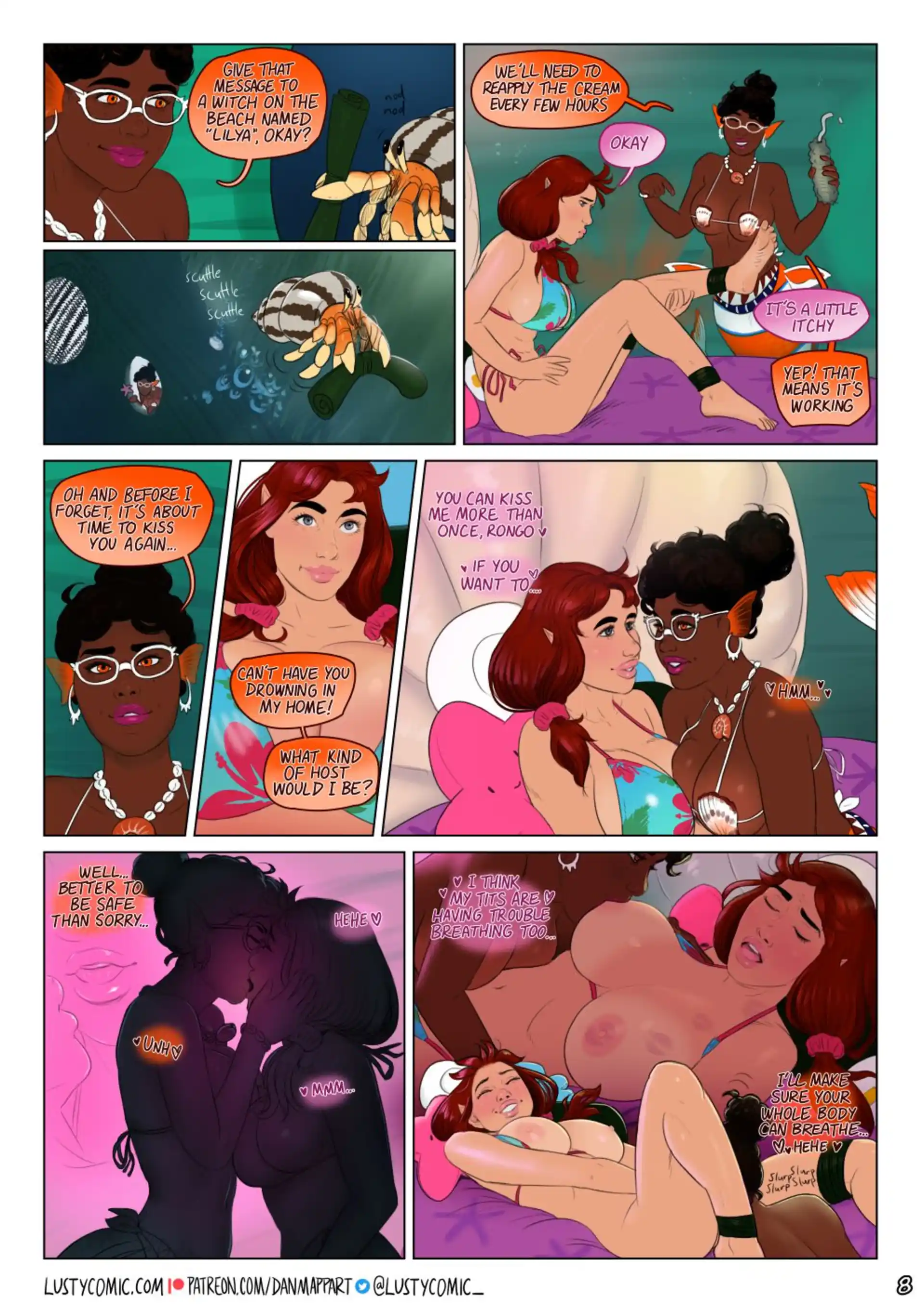 Lusty In Fantastic Breasts Lusty And The Mermaid - Chapter 4 page 8