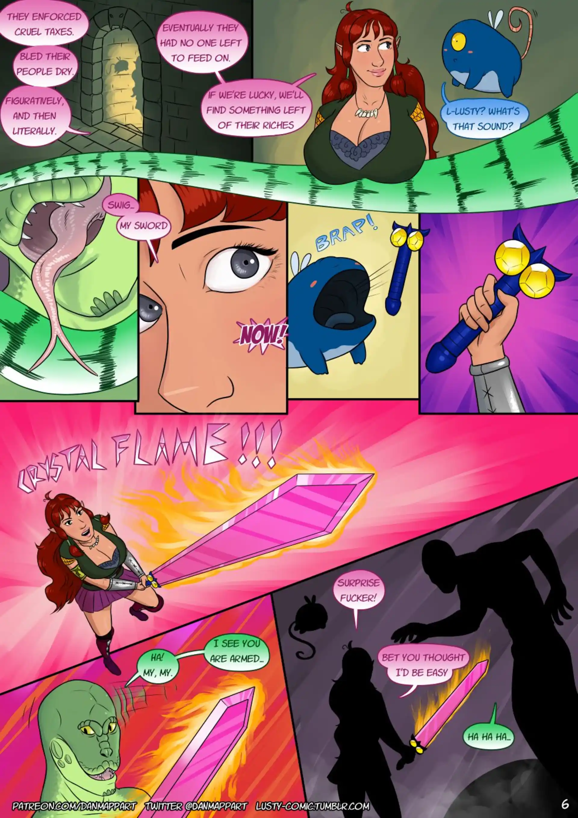 Lusty In Fantastic Breasts Lusty In Fantastic Breasts - Cunning Snakelord - Chapter 1 page 6