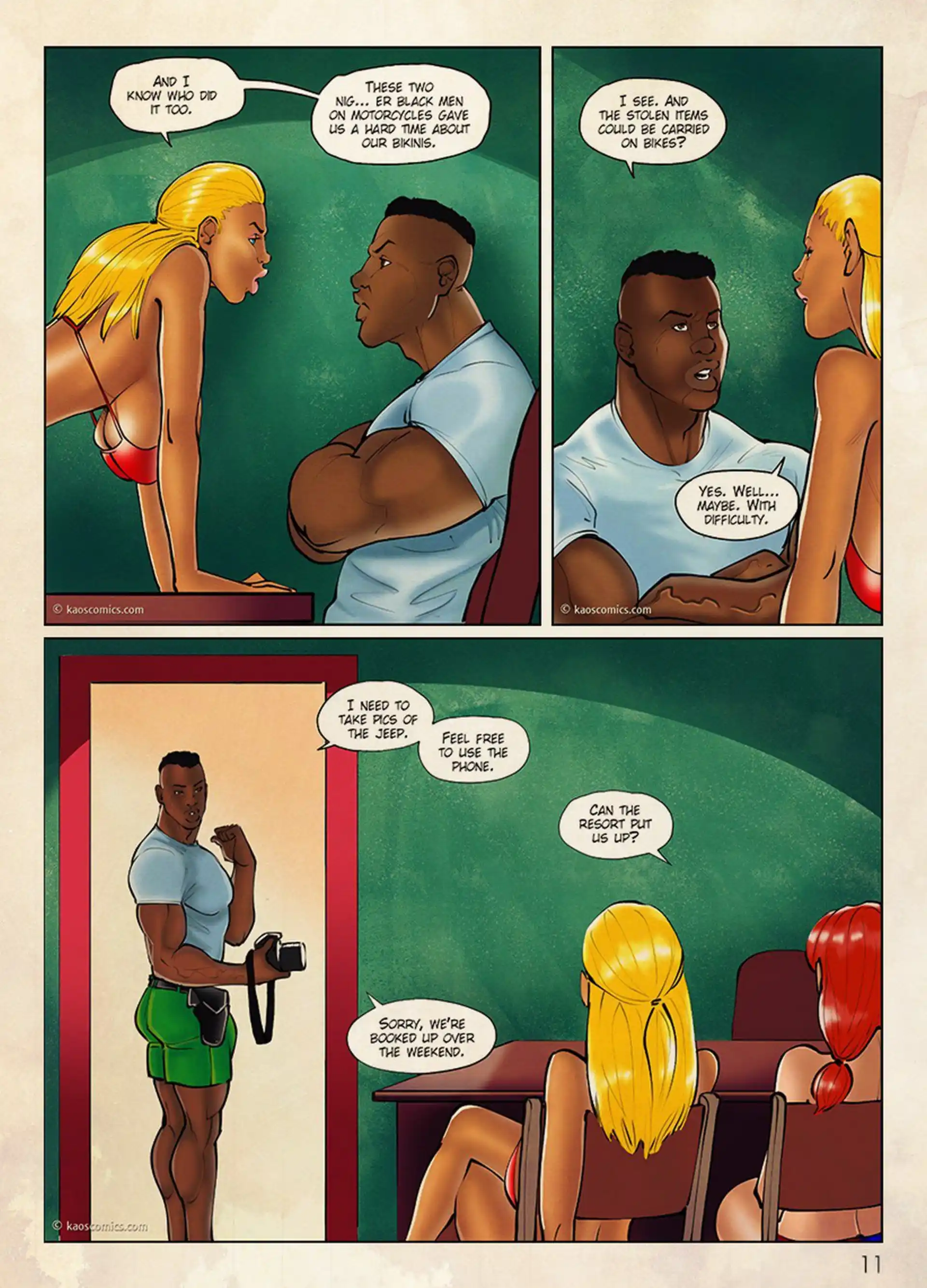 The Flag Girls Get Fucked The Flag Girls Get Fucked - Chapter 1 page 12