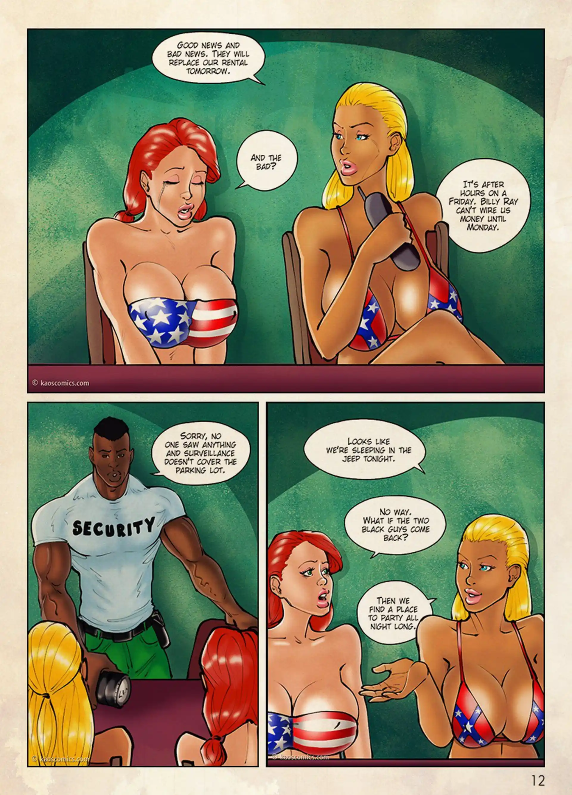 The Flag Girls Get Fucked The Flag Girls Get Fucked - Chapter 1 page 13