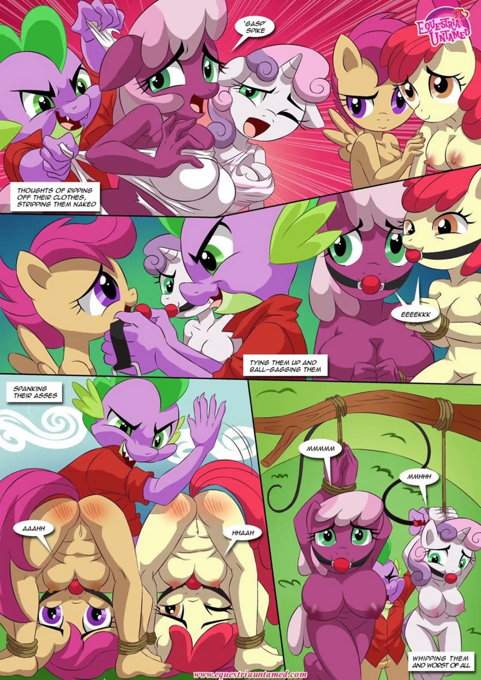 Spike’s Harem Sex Ed With Miss Twilight Sparkle - Chapter 2 (My Little Pony - Friendship Is Magic) page 7