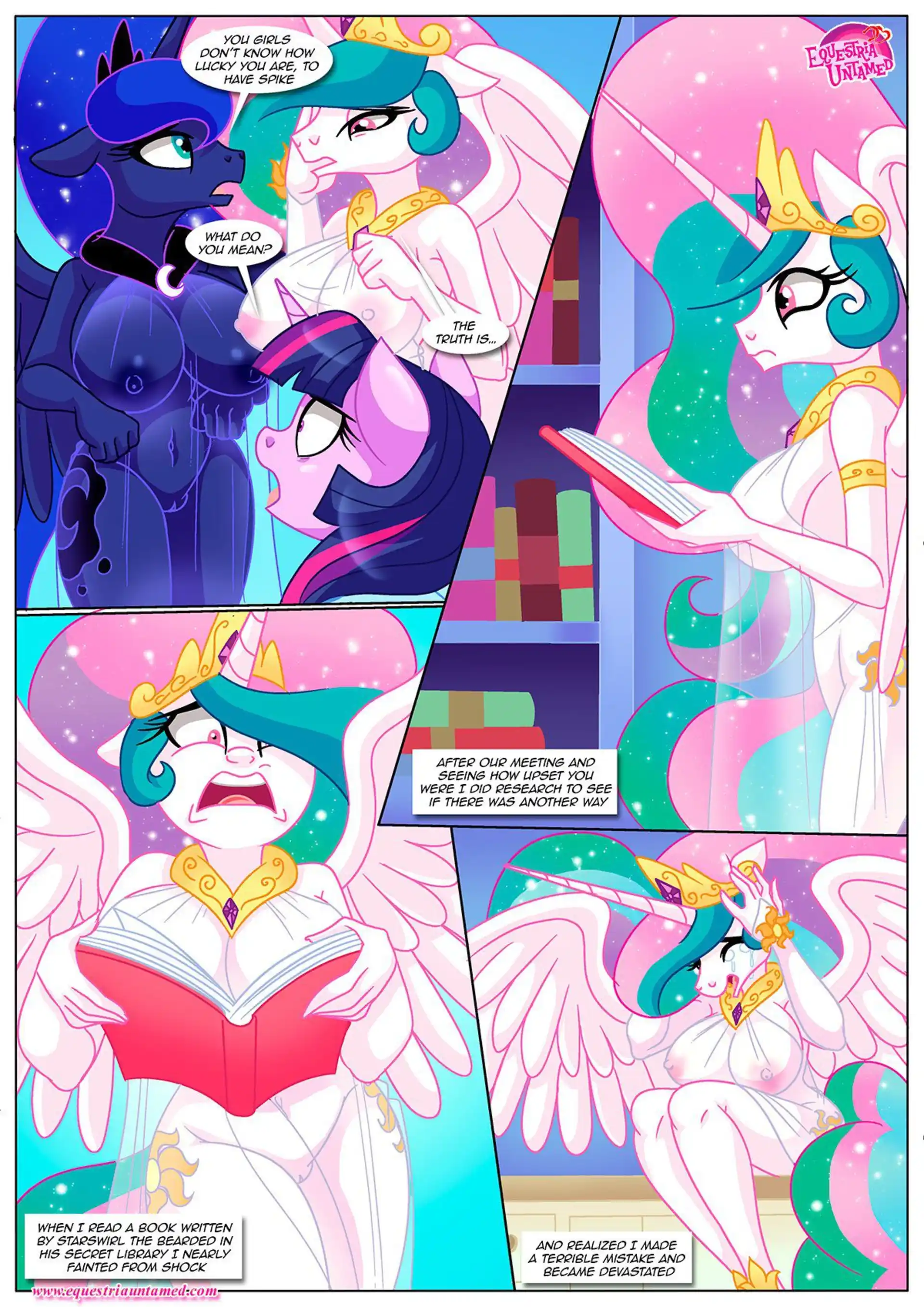 Spike’s Harem The Night The Sun and Moon Cum Together - Chapter 8 (My Little Pony - Friendship Is Magic) page 14