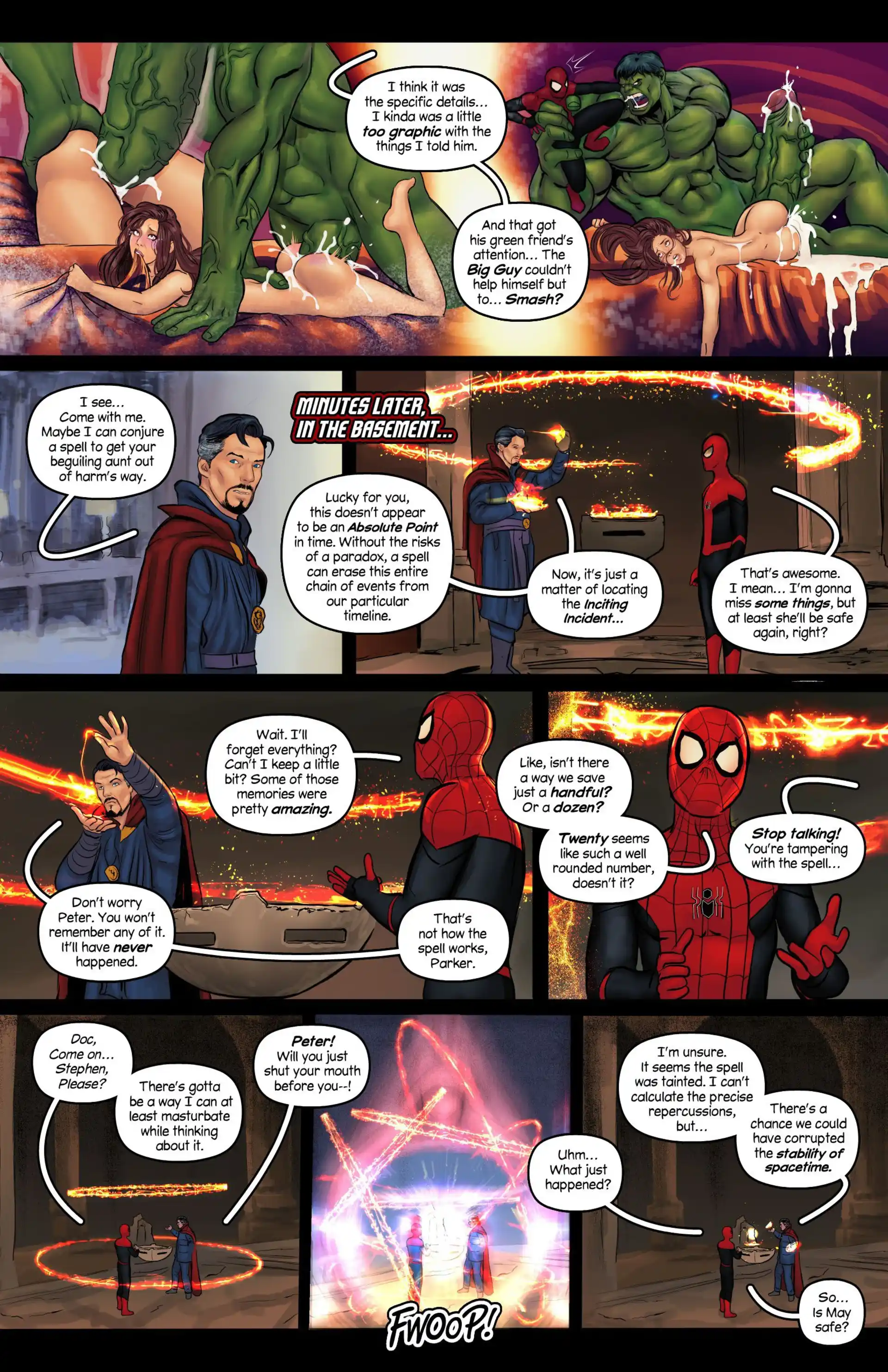 Aunt Cumming Aunt Cumming - Chapter 3 (Spider-Man) page 4
