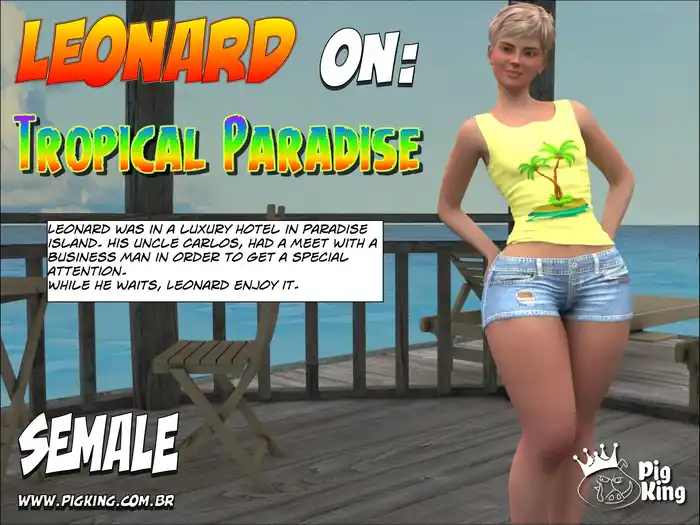 Tropical Paradise – Leonard, Helena, Katherine, Nininho Porn Comics