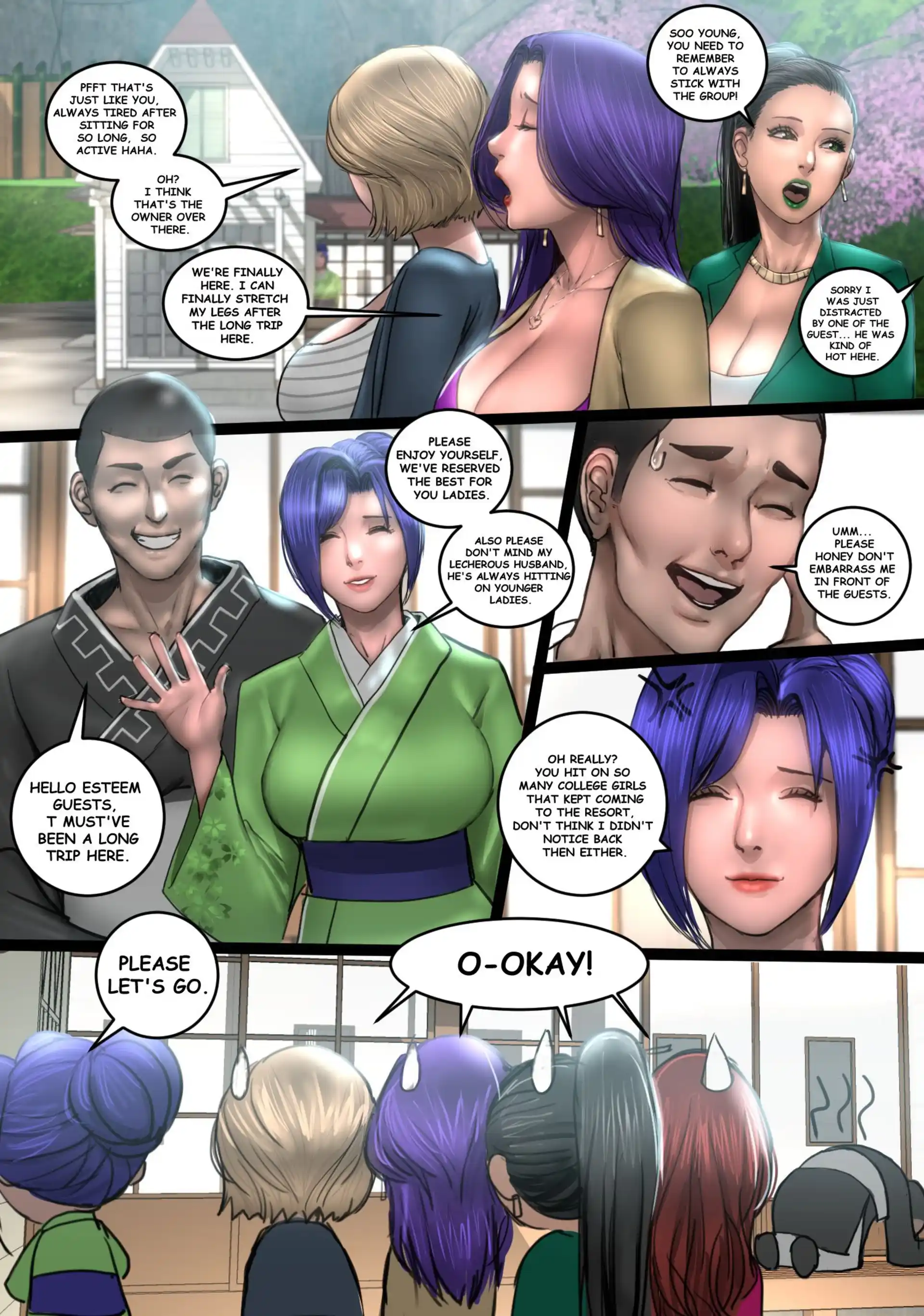 MILF Airline 2 . MILF Airline - Side Story - Hot Spring page 5