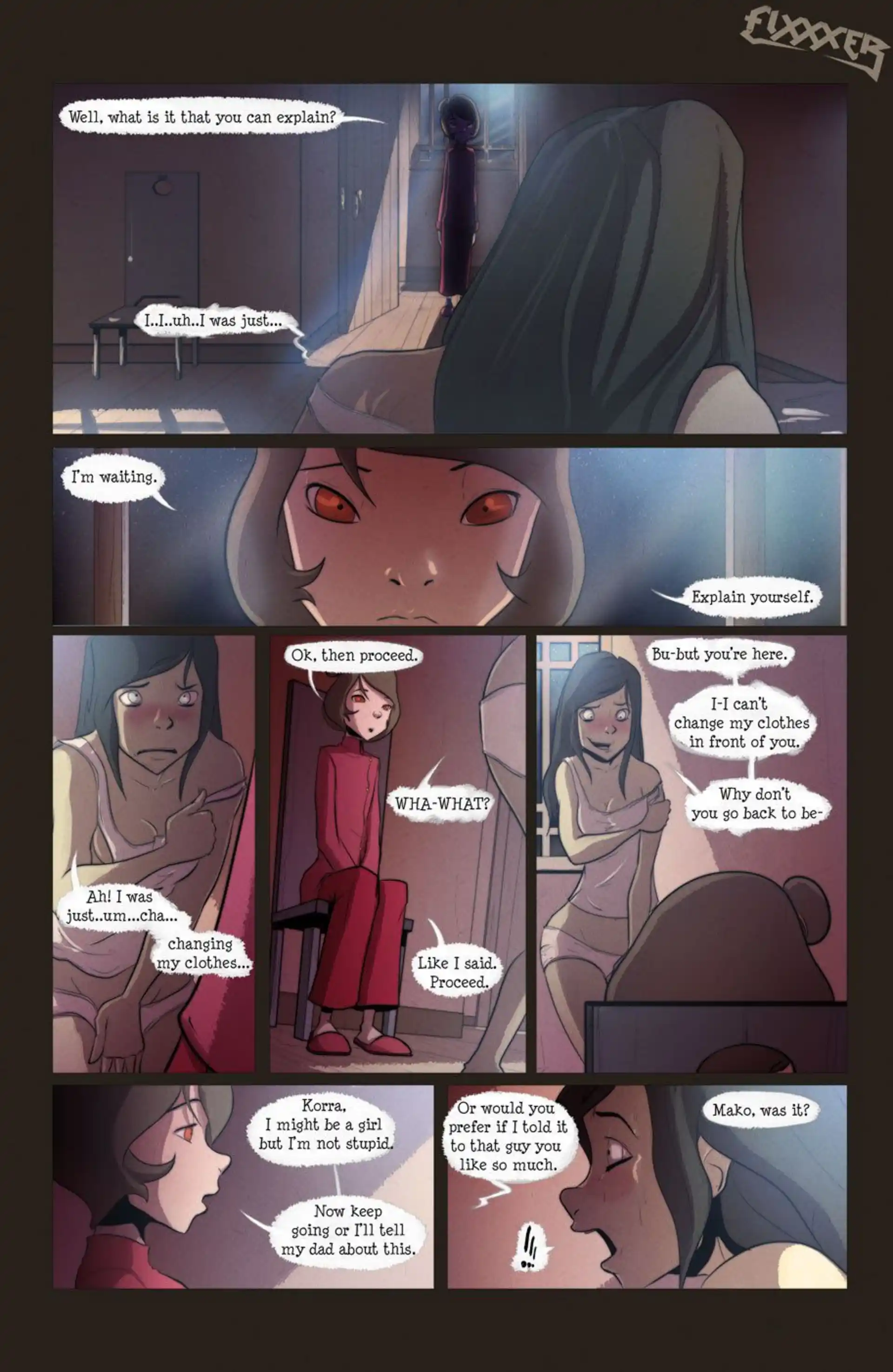 Under My Thumb Under My Thumb - Chapter 1 (The Legend Of Korra) page 8