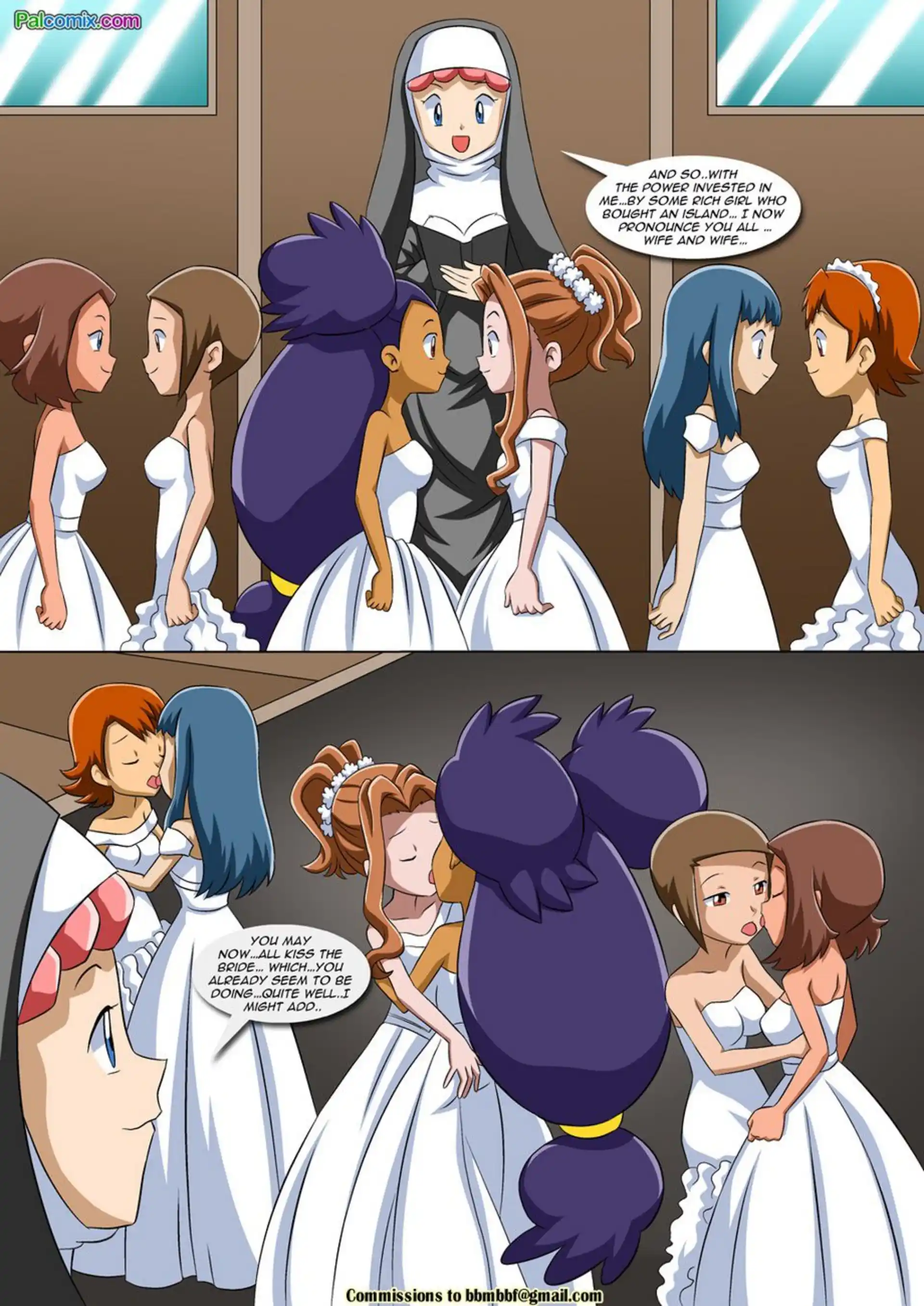 Lesbian Fantasy Island Lesbian Fantasy Island - Iris And Mimi - Chapter 3 (Digimon , Pokemon) page 11