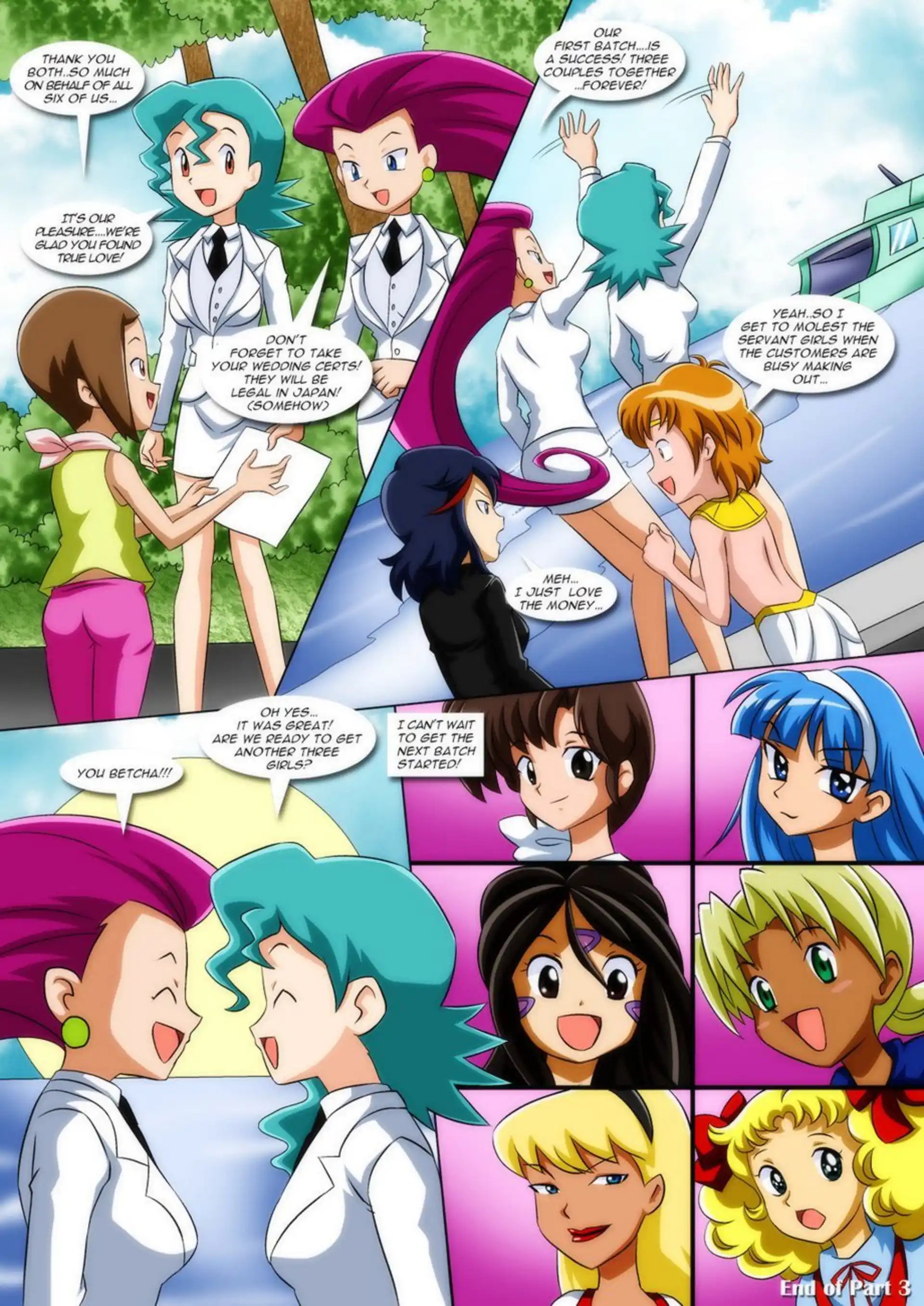 Lesbian Fantasy Island Lesbian Fantasy Island - Iris And Mimi - Chapter 3 (Digimon , Pokemon) page 12
