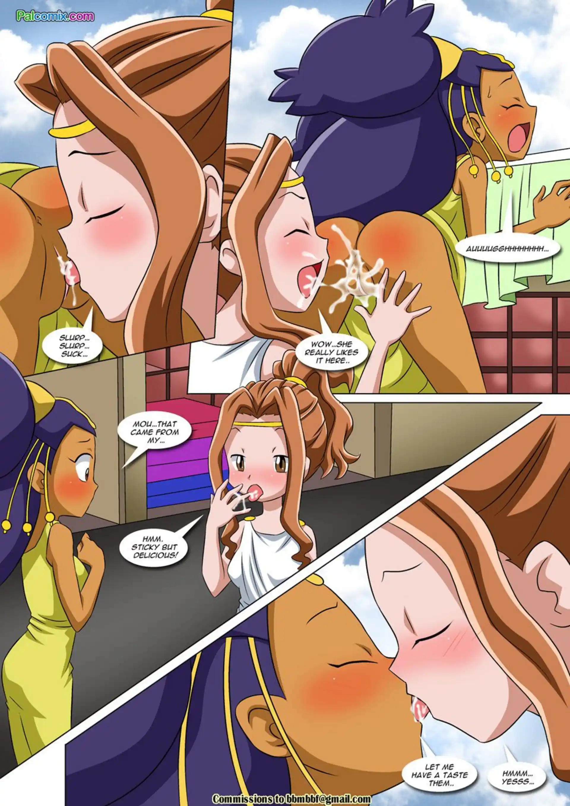 Lesbian Fantasy Island Lesbian Fantasy Island - Iris And Mimi - Chapter 3 (Digimon , Pokemon) page 7