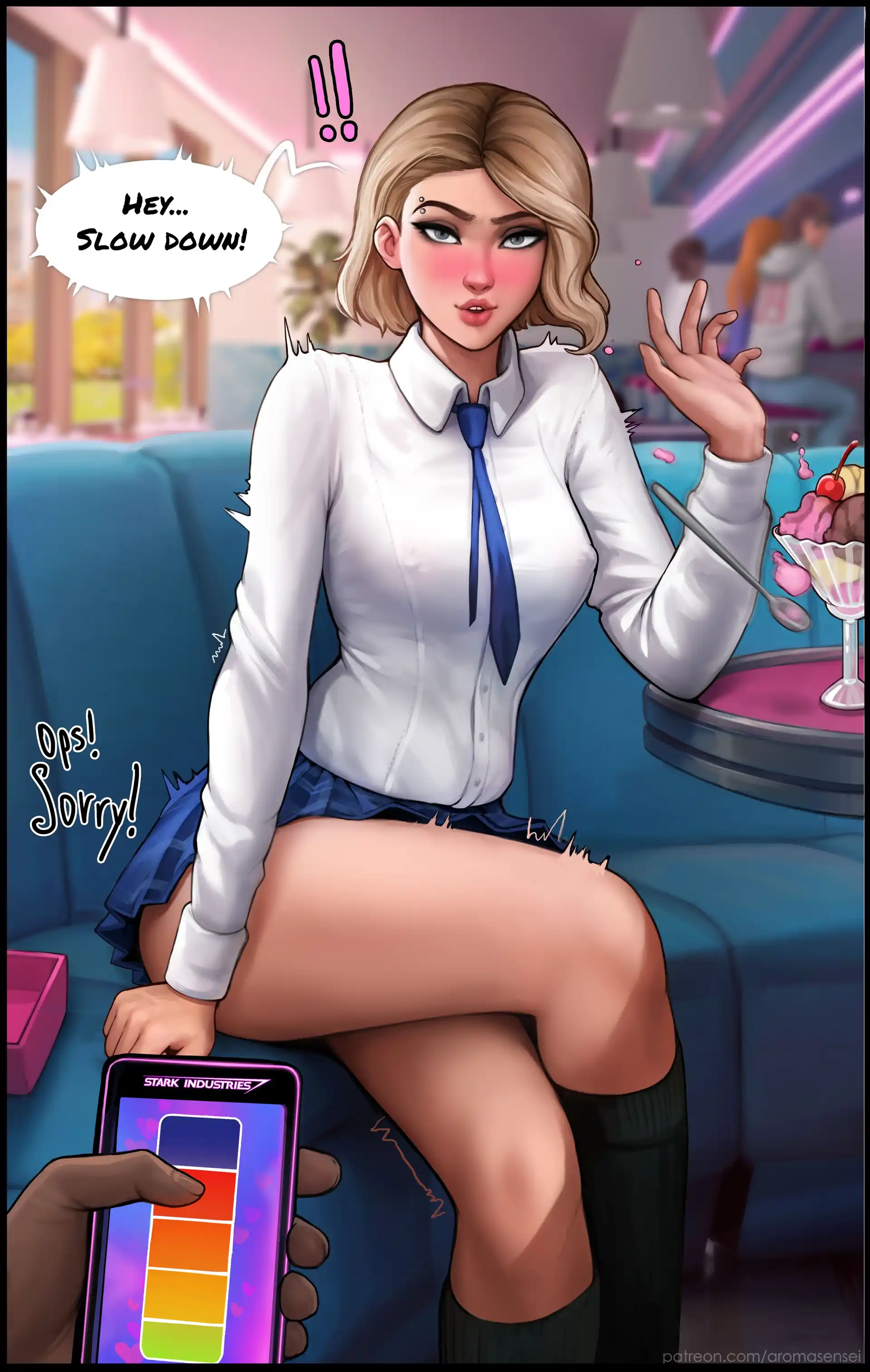 Do You Like Your Gift? 2 . Do You Like Your Gift? - Futanari Version - Chapter 1 (Spider-Man) page 3