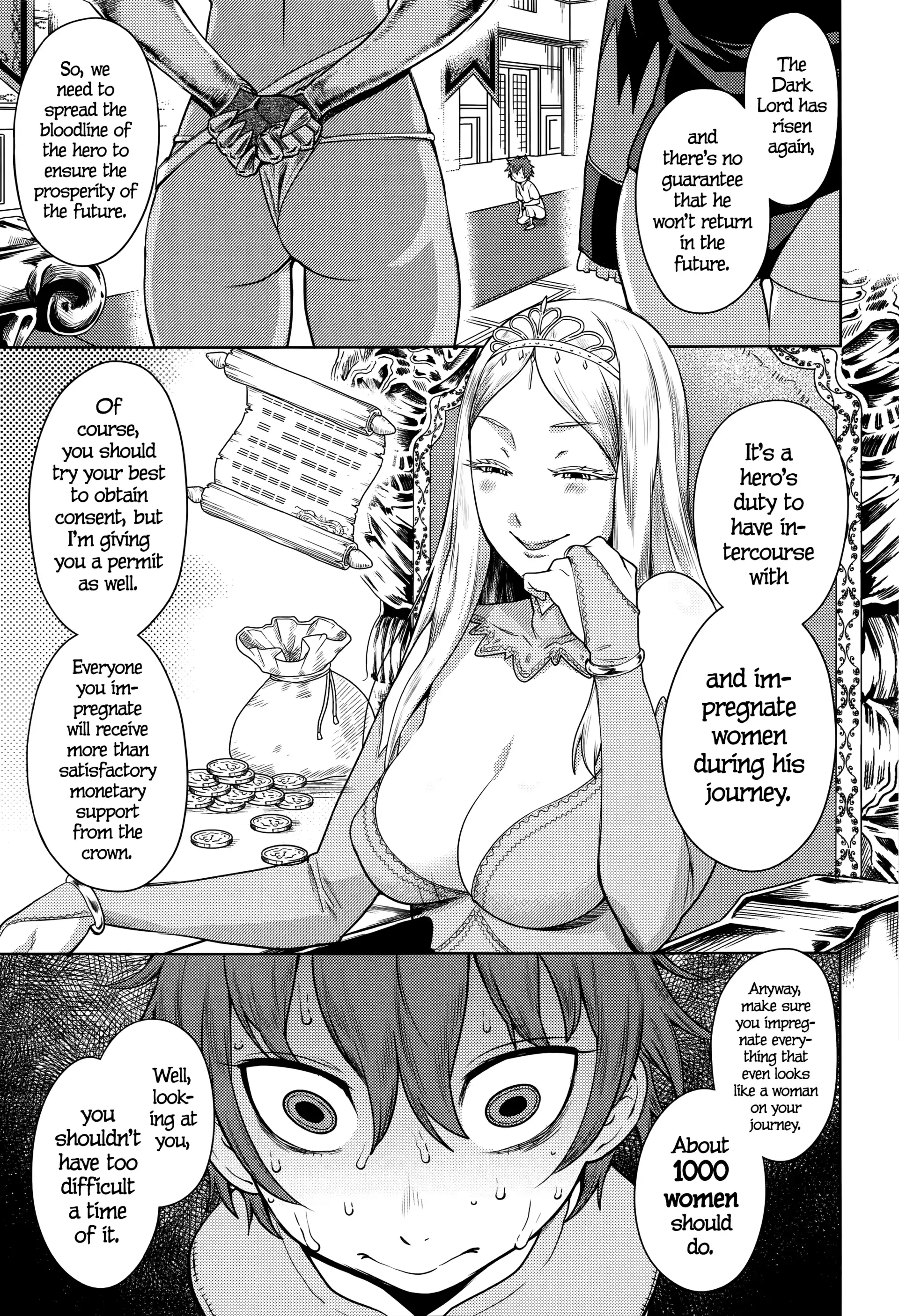 HOT Dick Training Quest Dick Training Quest - Chapter 1 - Little Hero's Conception Journey page 5