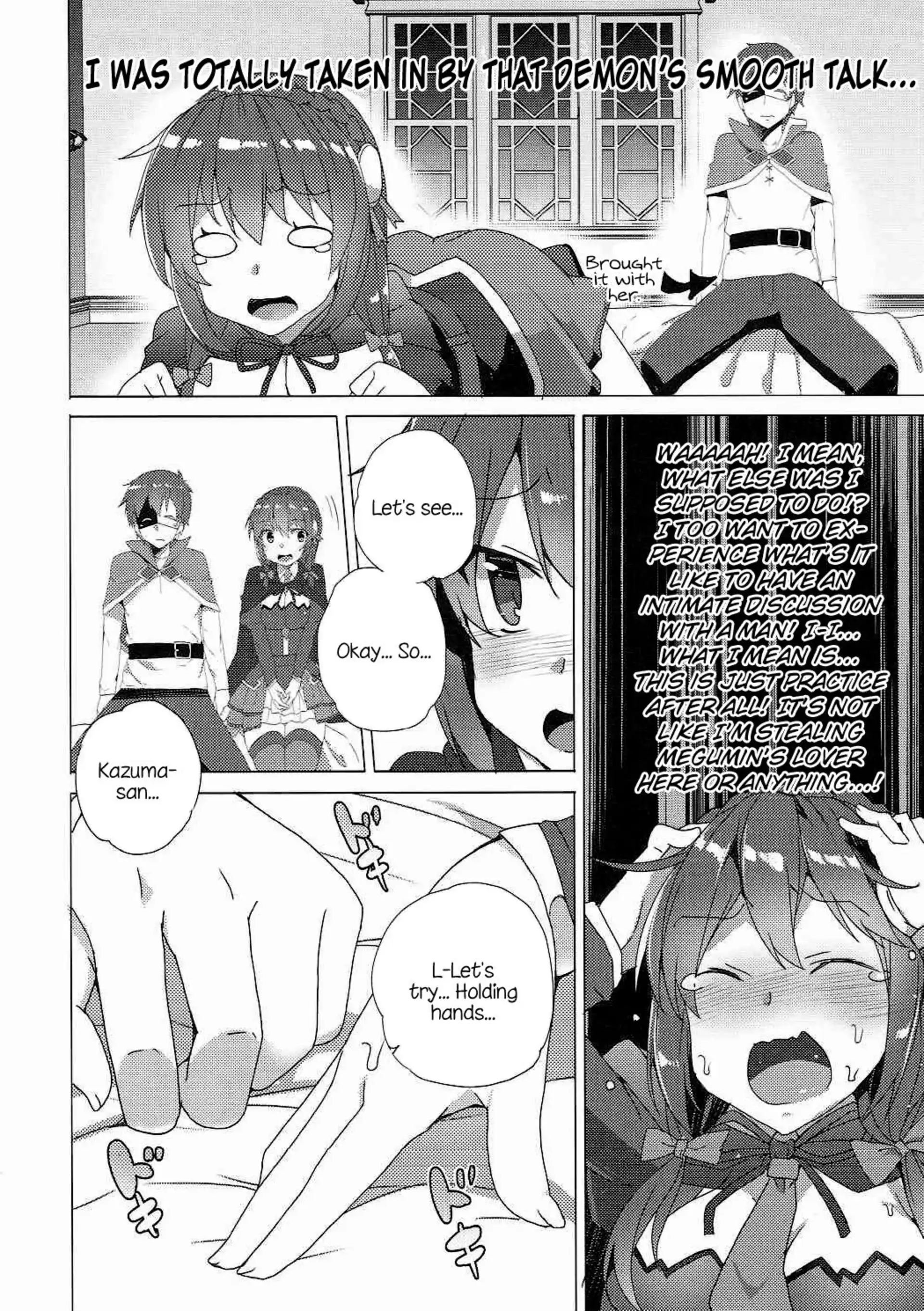 Threesome With These Wonderful Crimson Demon Girls! Threesome With These Wonderful Crimson Demon Girls! - Chapter 1 (Kono Subarashii Sekai ni Shukufuku wo!) page 9
