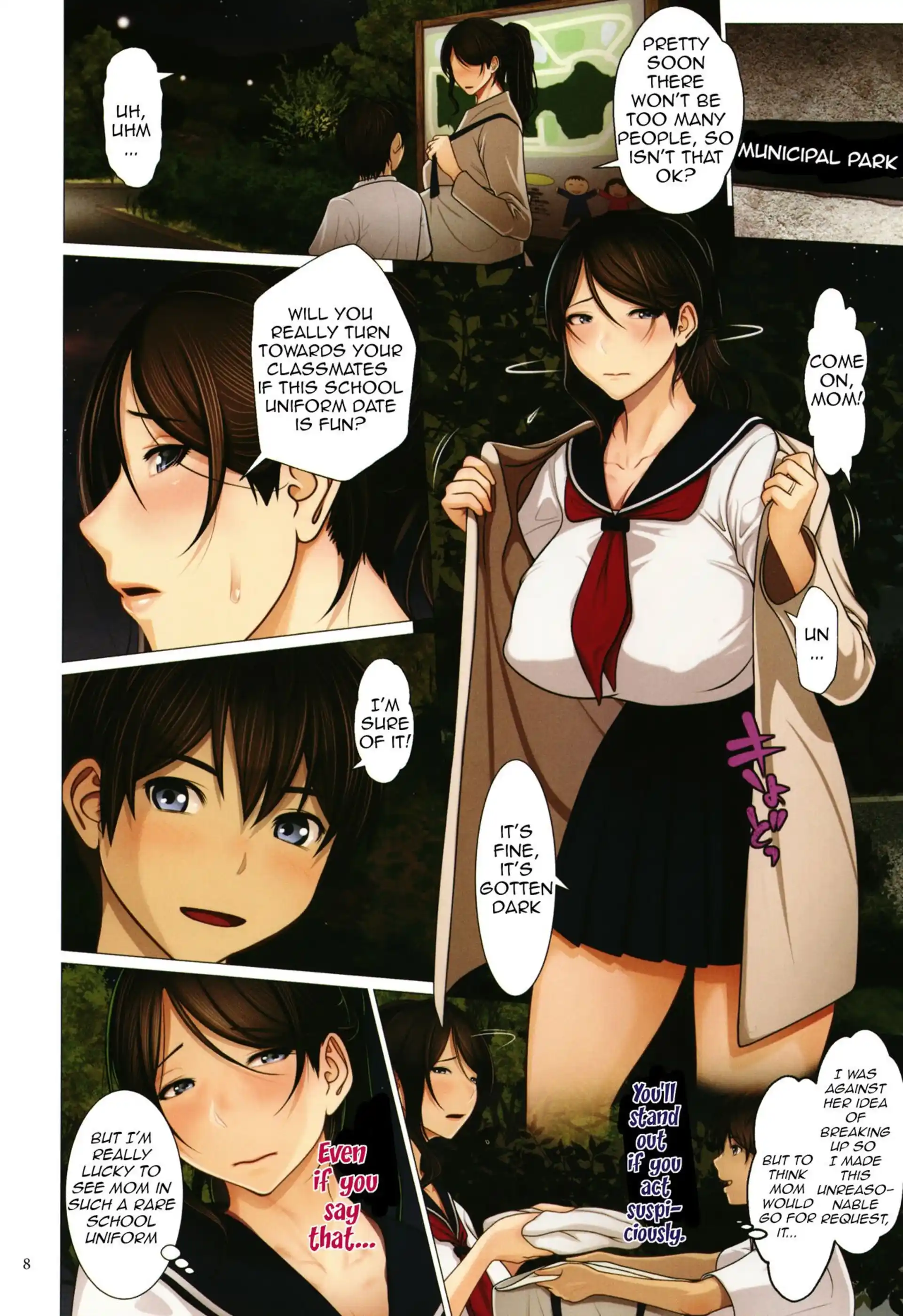 Reason For Mom Wearing a Sailor Uniform Reason For Mom Wearing a Sailor Uniform - Chapter 1 page 4