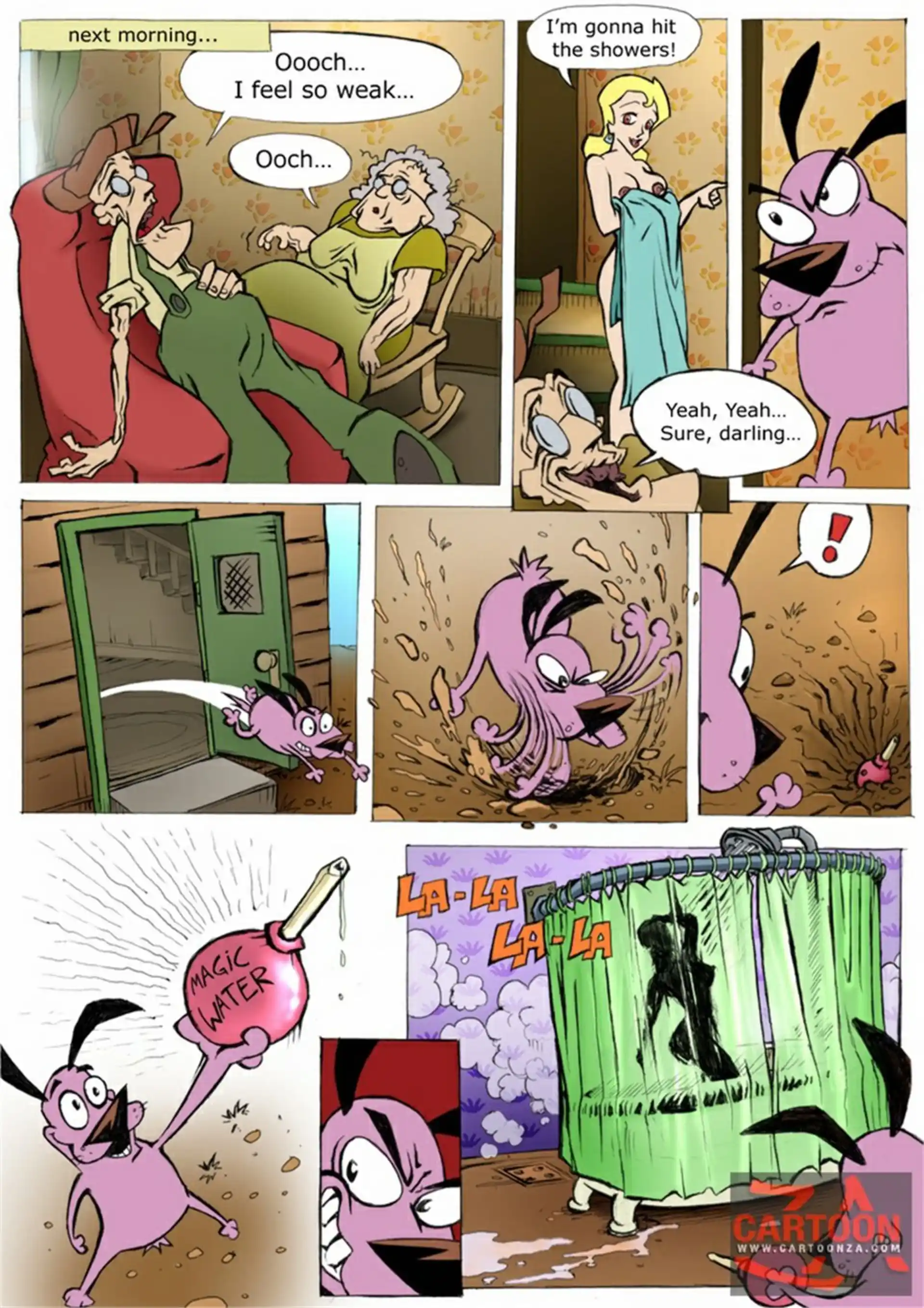 HOT Comics and Galleries Courage the Cowardly Dog - 1 page 8