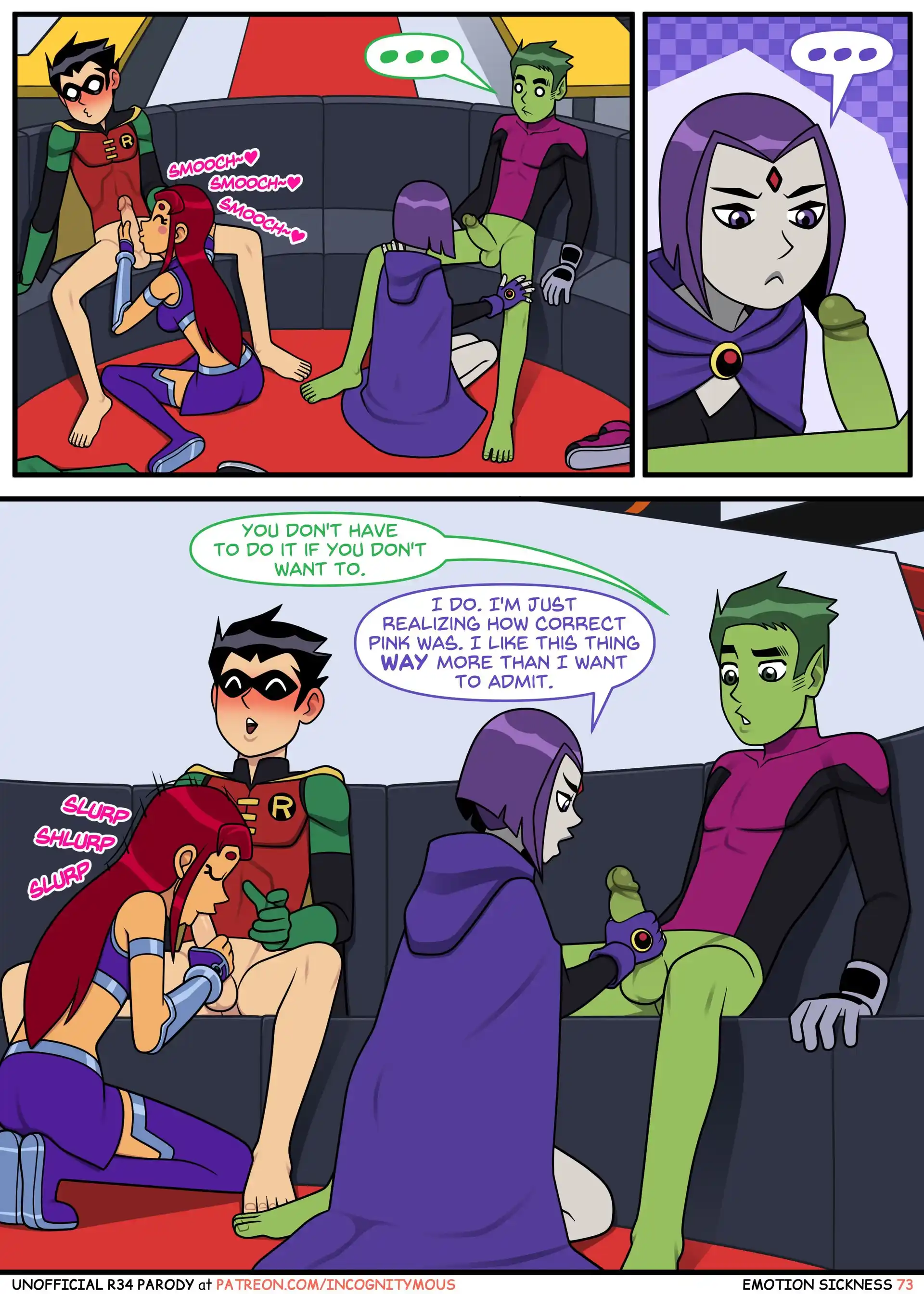 Emotional Sickness Emotional Sickness - Chapter 2 (Teen Titans) page 17