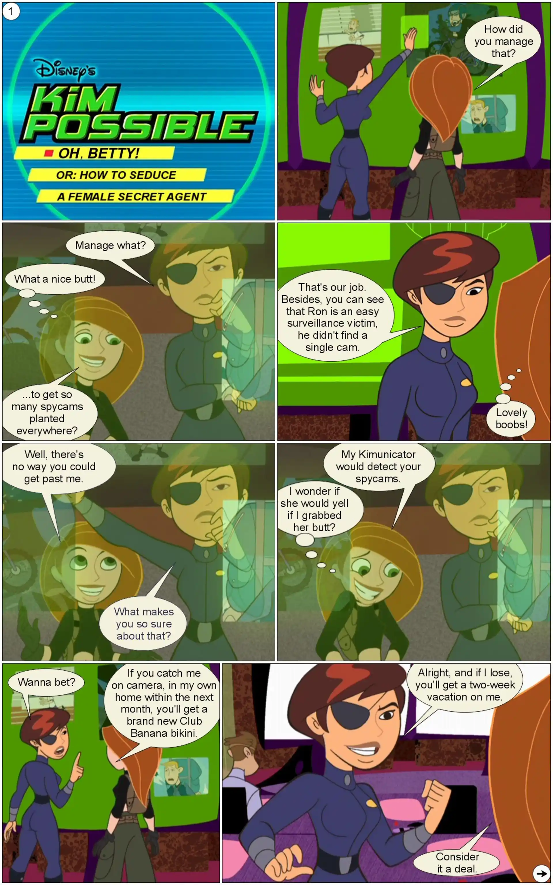 HOT Oh, Betty! Oh, Betty! - Chapter 1 (Kim Possible) page 2