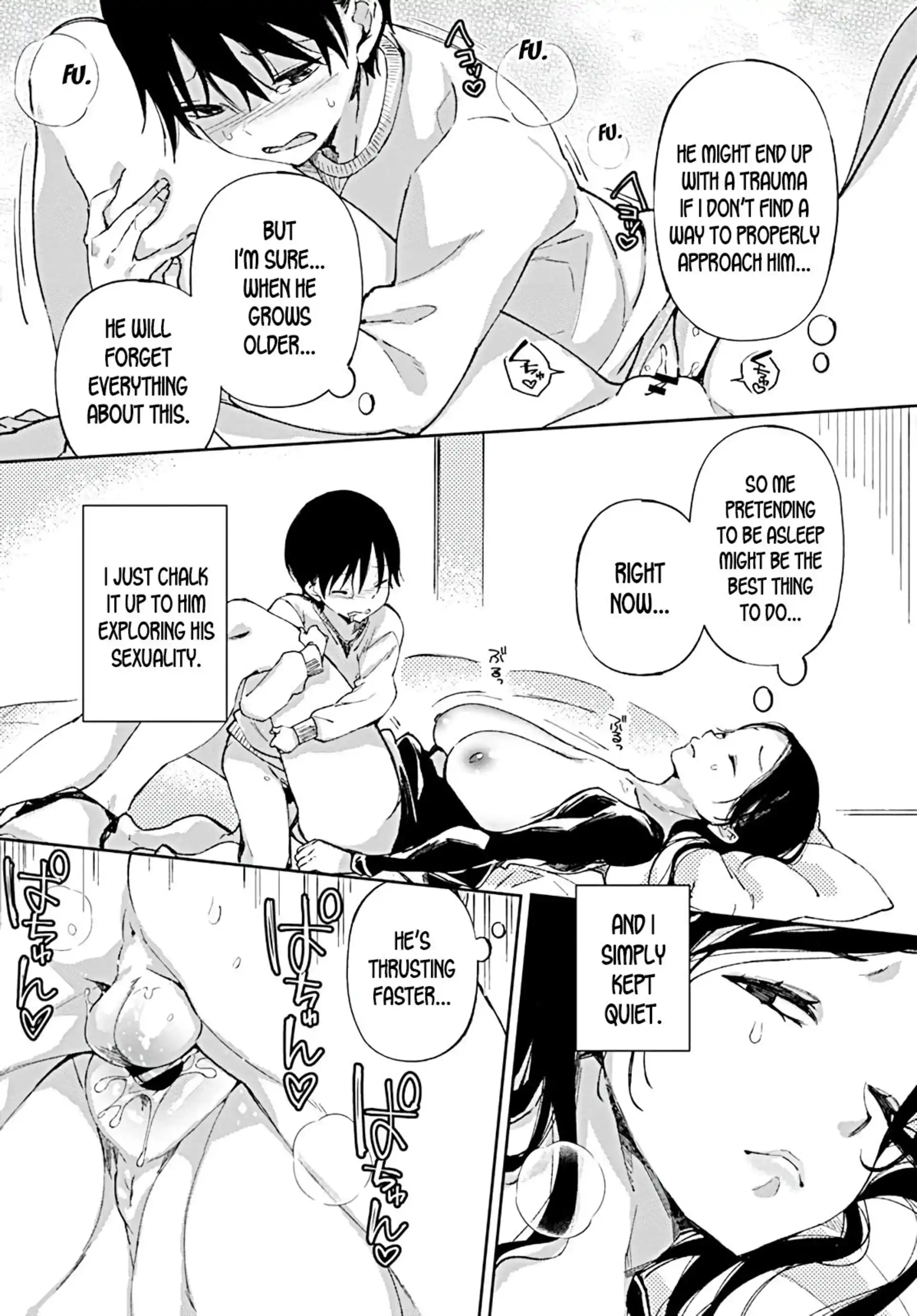 Pouring Love And Breast Milk Into The Shota Who Craves His Mother’s Big Breasts Pouring Love And Breast Milk Into The Shota Who Craves His Mother’s Big Breasts - Chapter 1 page 7