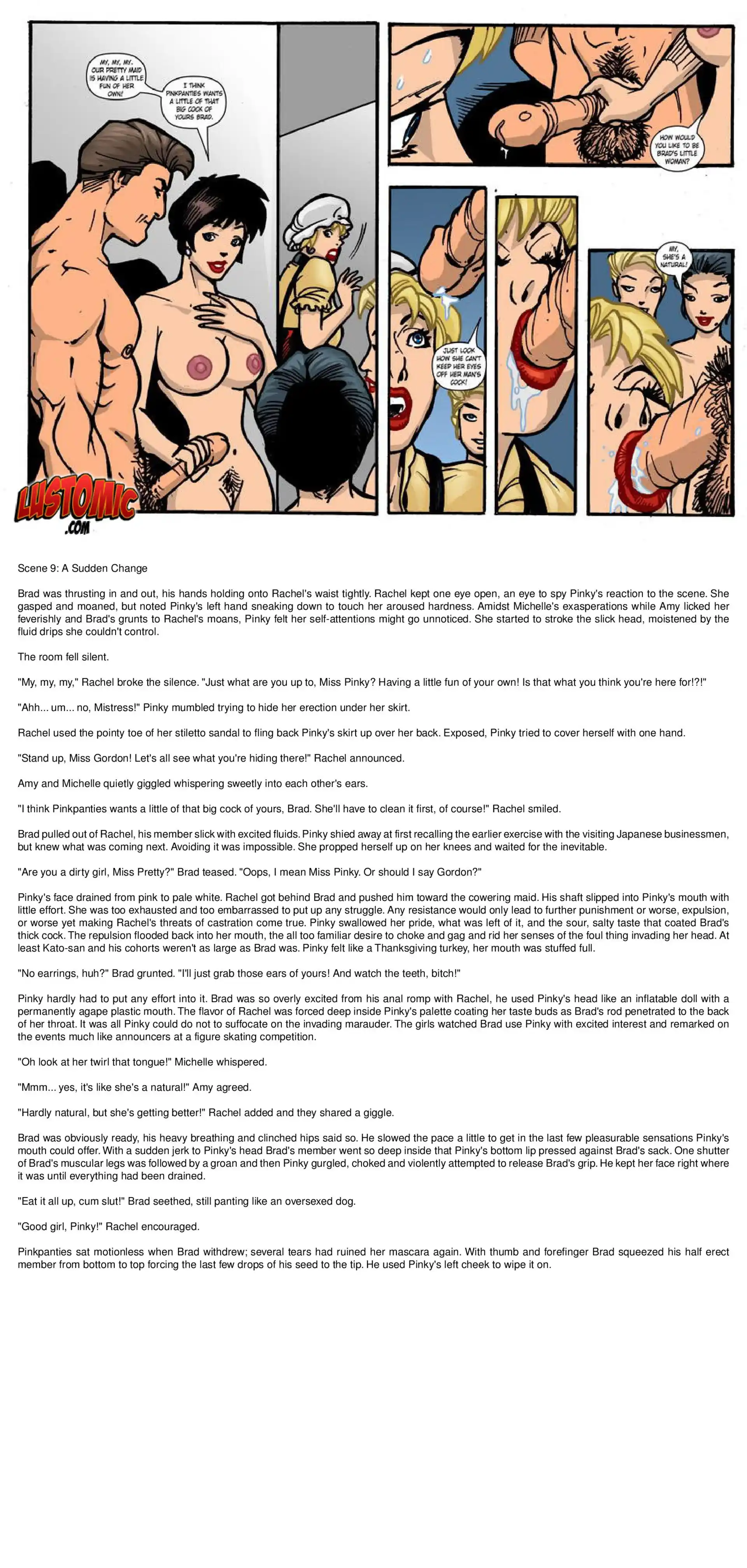 B2B: Boss To Bimbo B2B: Boss To Bimbo - Made To Sissy Maid - Chapter 3 - Text page 9
