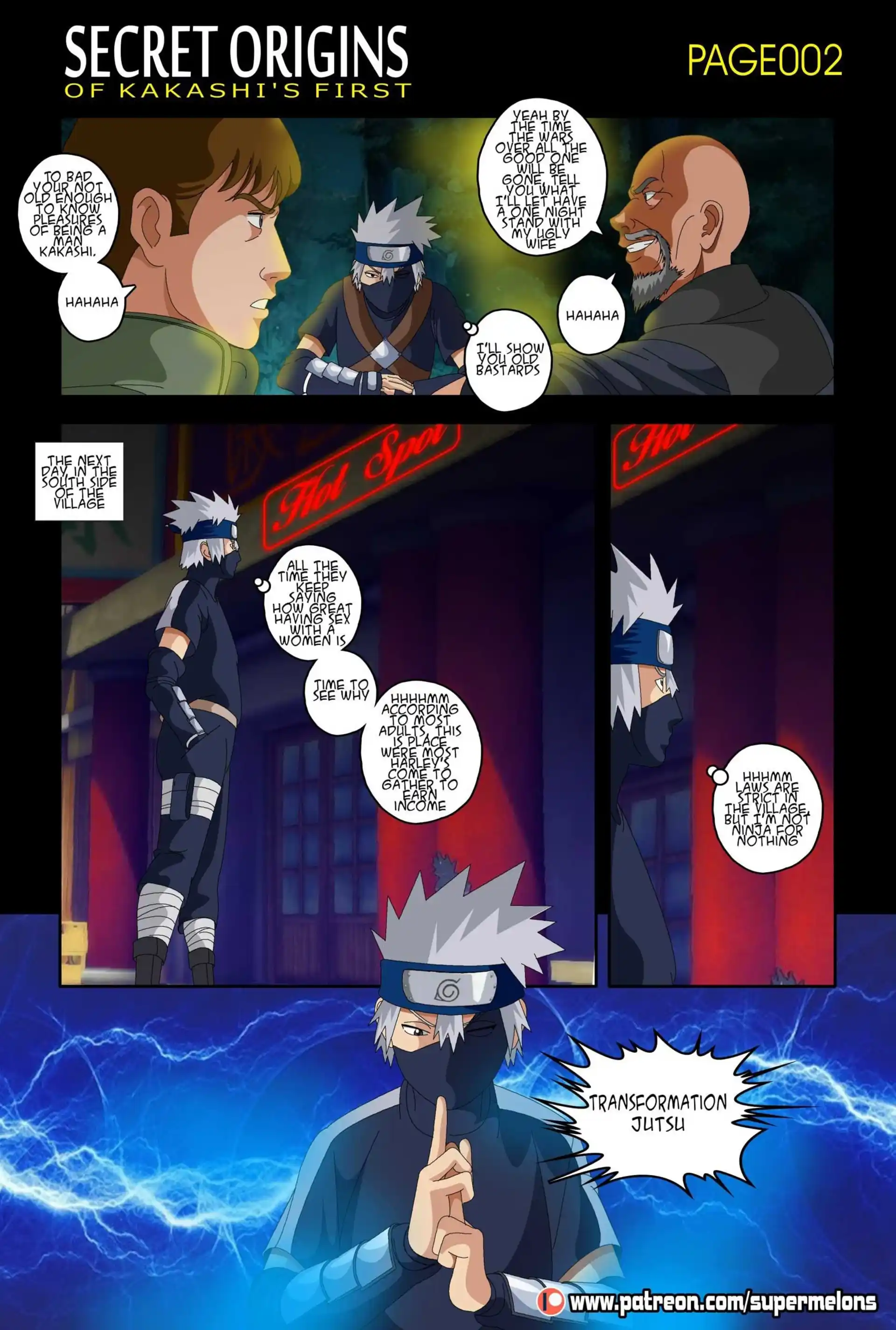 Secret Origins of Kakashi’s First Secret Origins of Kakashi's First - Chapter 1 (Naruto) page 3