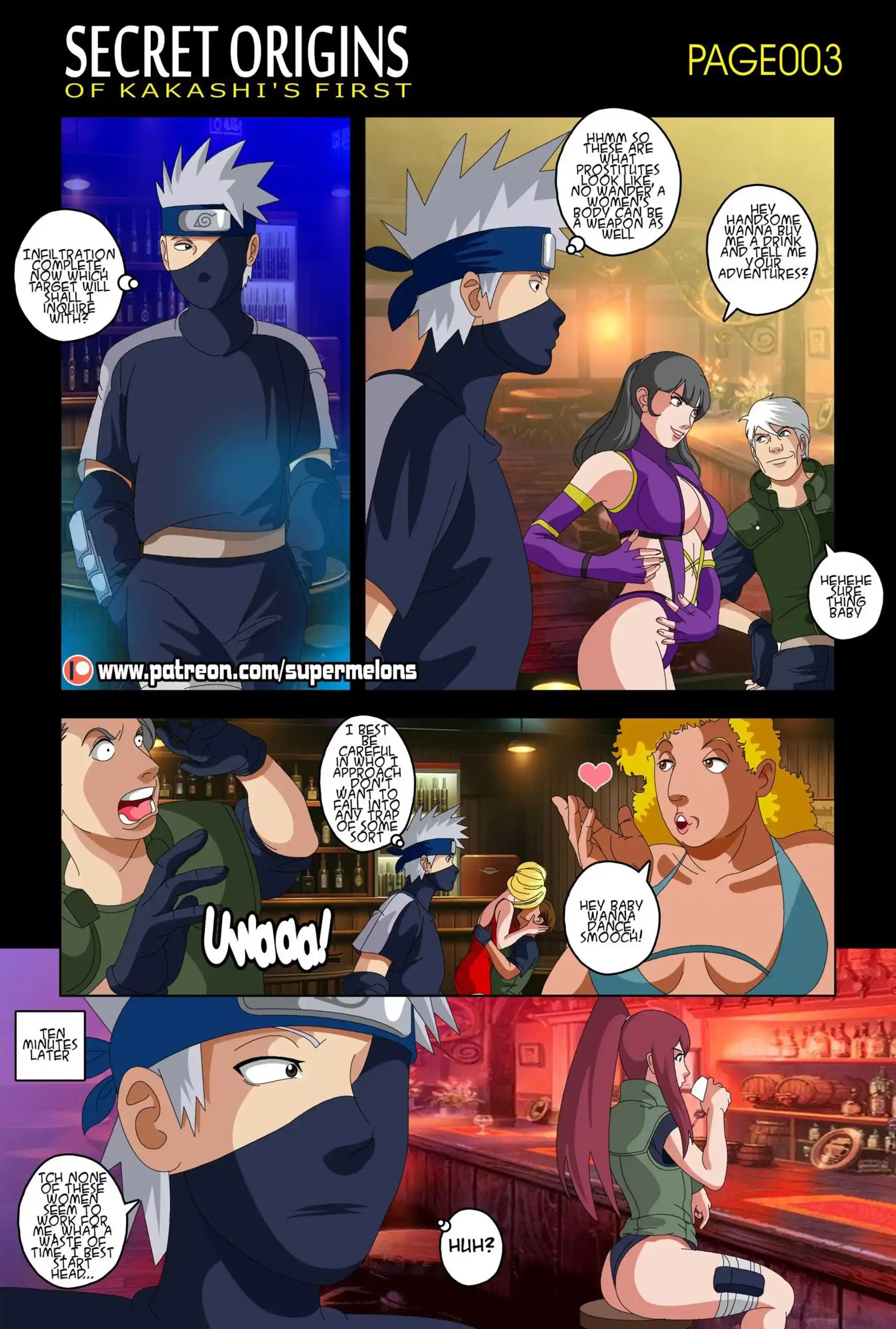 Secret Origins of Kakashi’s First Secret Origins of Kakashi's First - Chapter 1 (Naruto) page 4