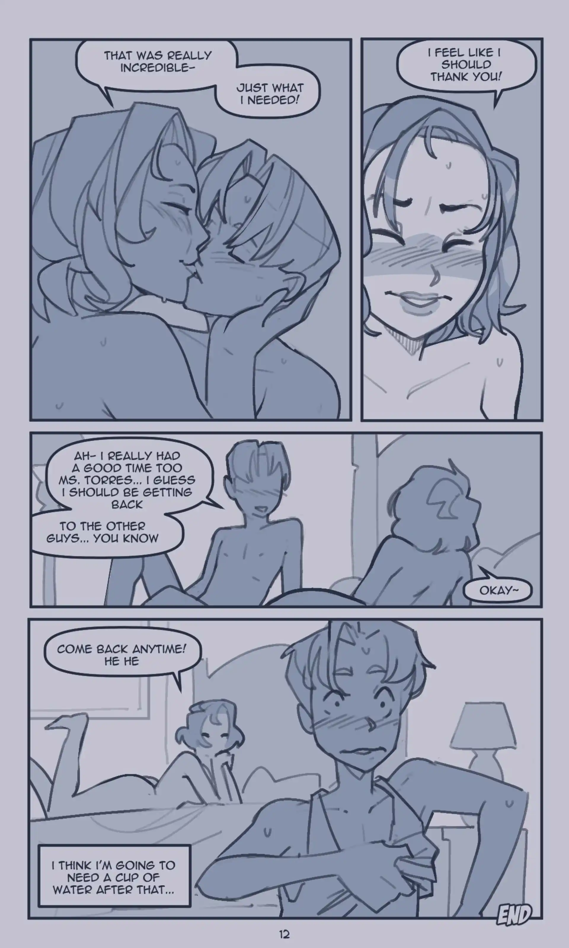 Sleeping Over Sleeping Over - Chapter 1 page 12