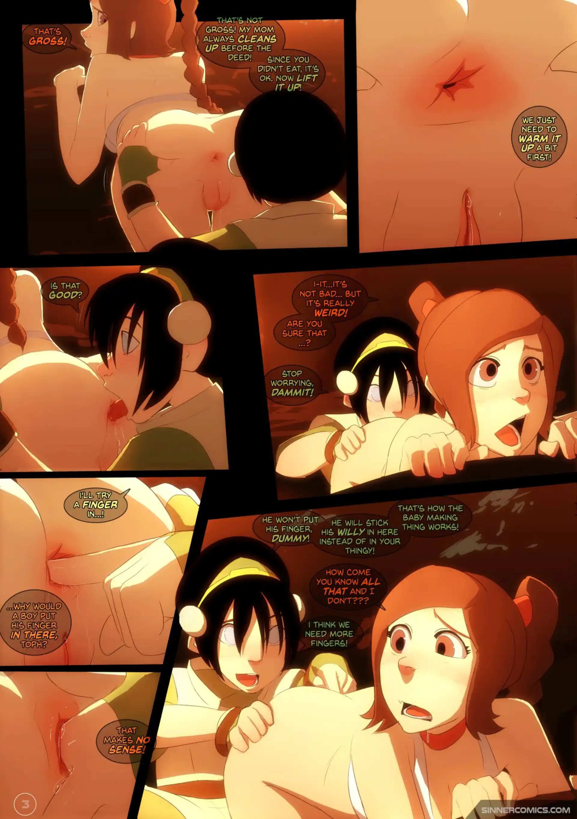Kissing Practice Kissing Practice - Chapter 1 (Avatar: The Last Airbender) page 4