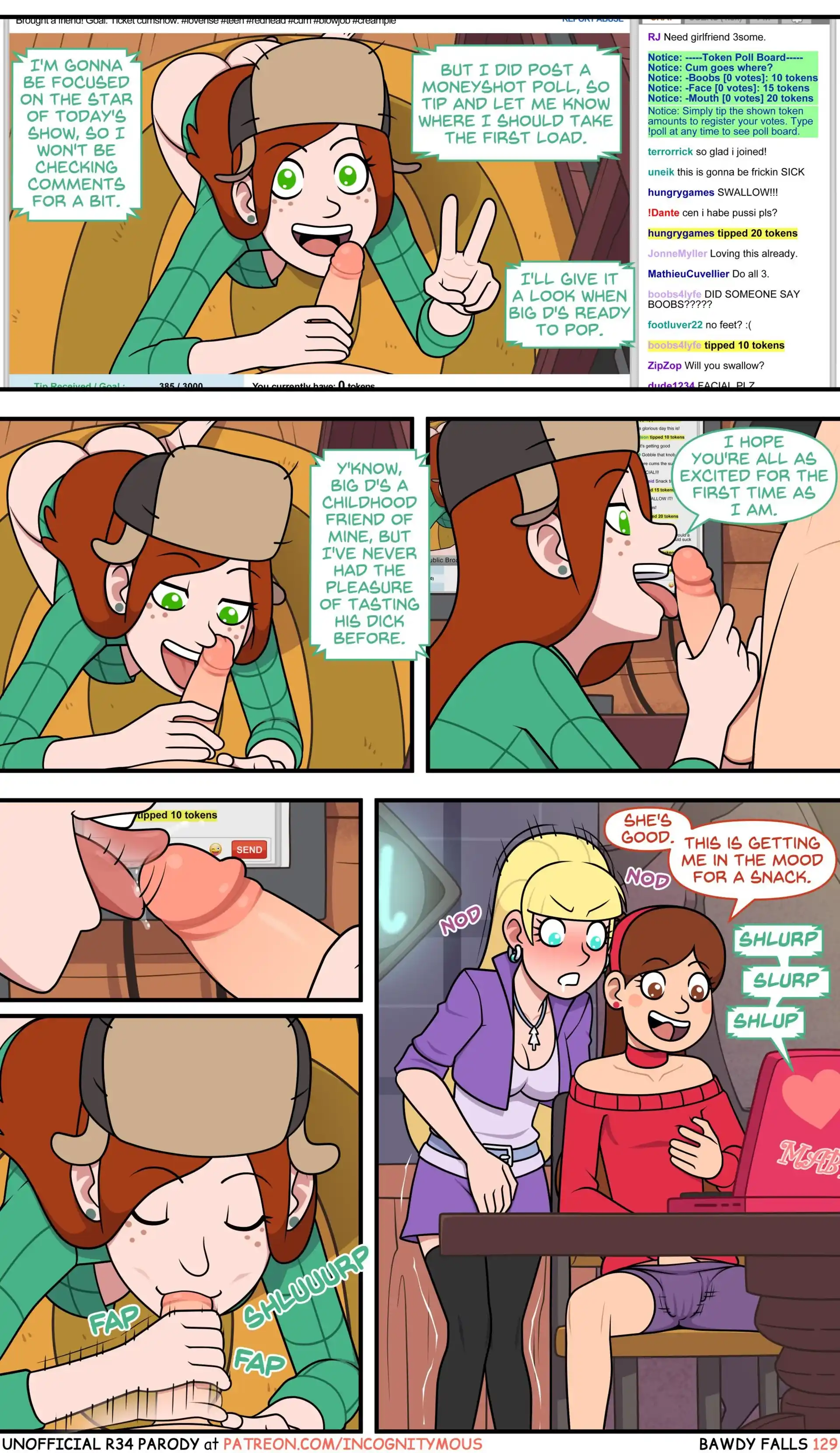 HOT Bawdy Falls Bawdy Falls - Chapter 3 (Gravity Falls) page 9