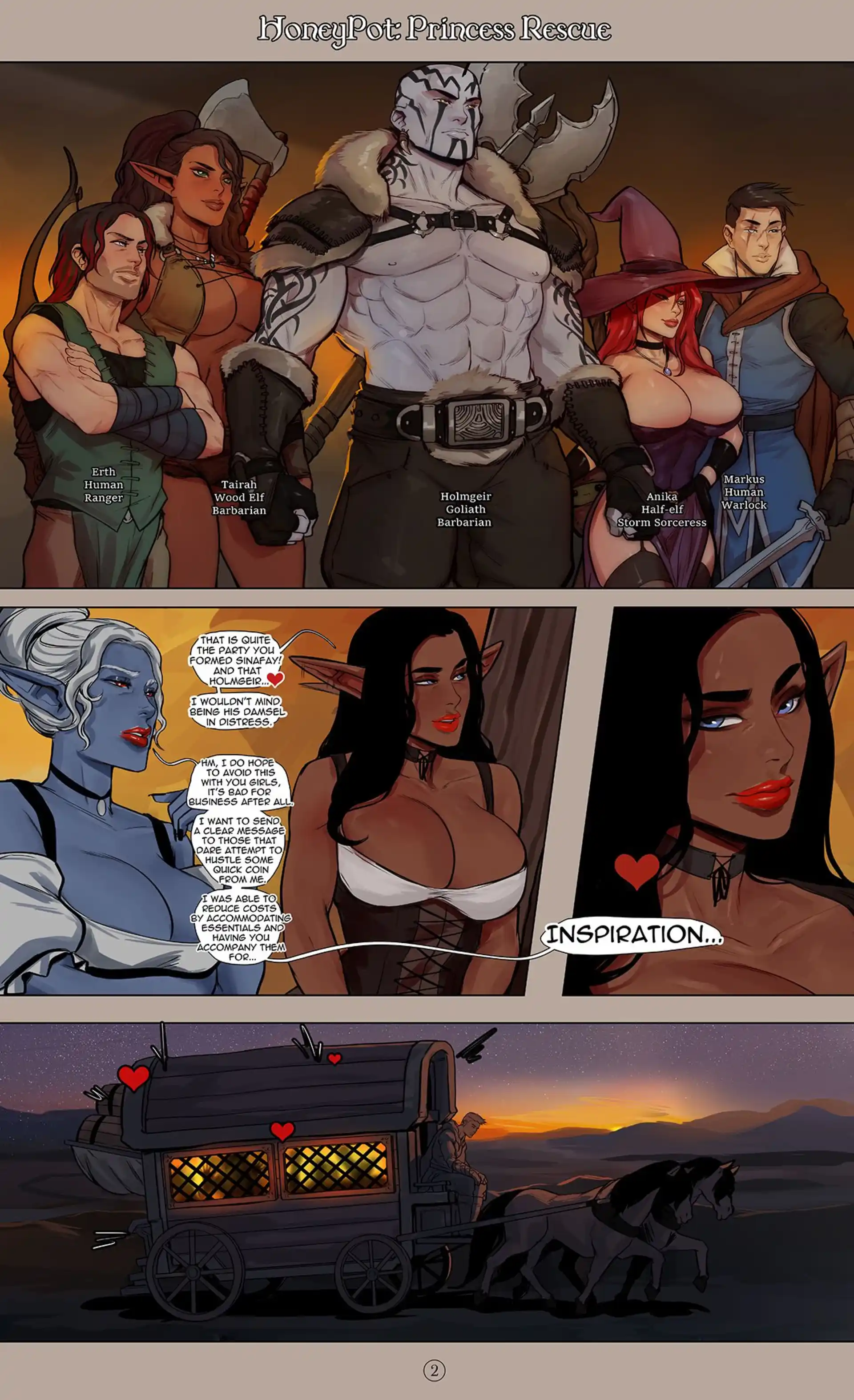Honeypot: Arwen Rescue! Honeypot: Arwen Rescue! - Chapter 1 page 2