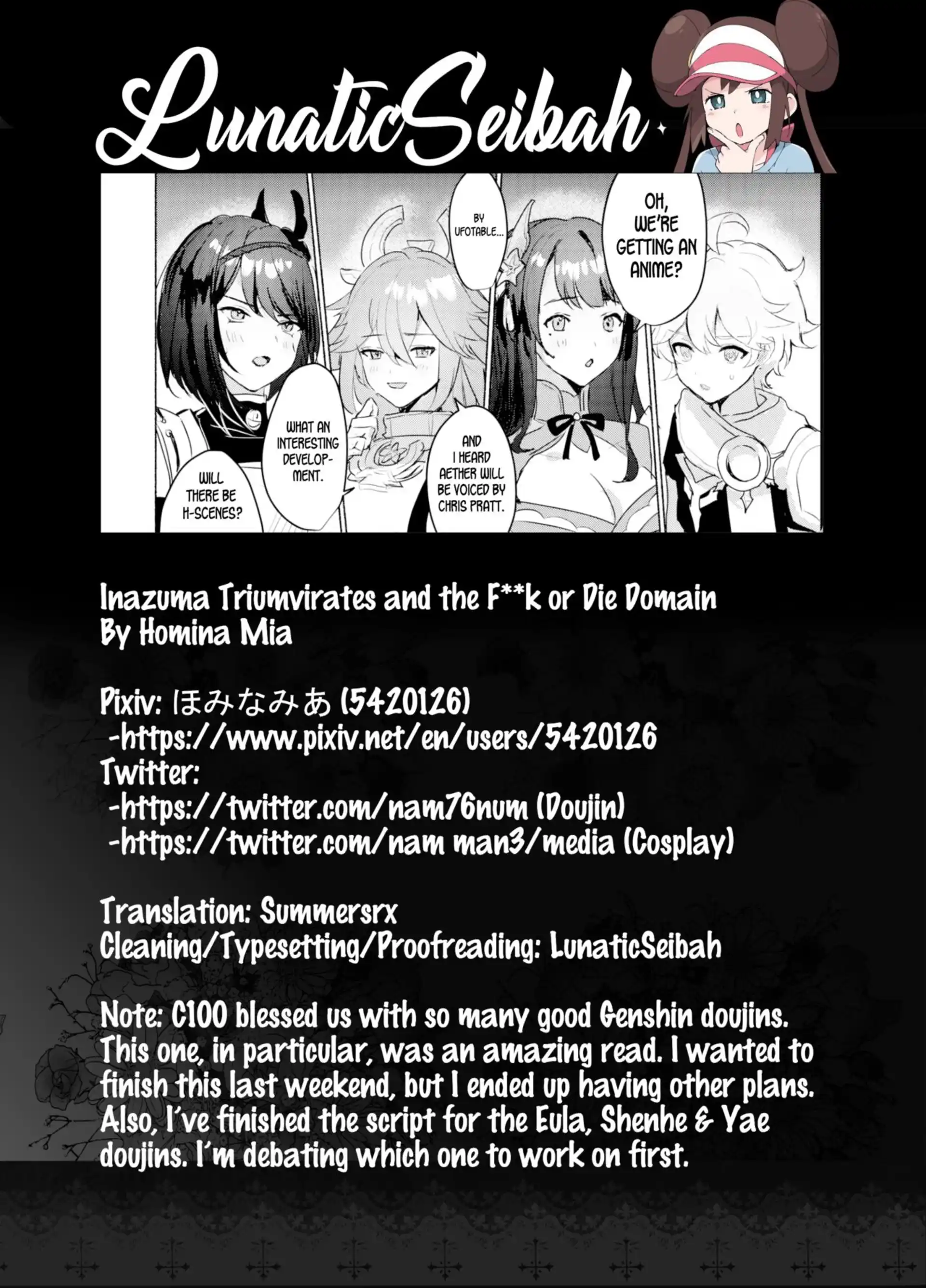 Triumvirates and the F**k or Die Domain Triumvirates and the F**k or Die Domain - Chapter 1 (Genshin Impact) page 20