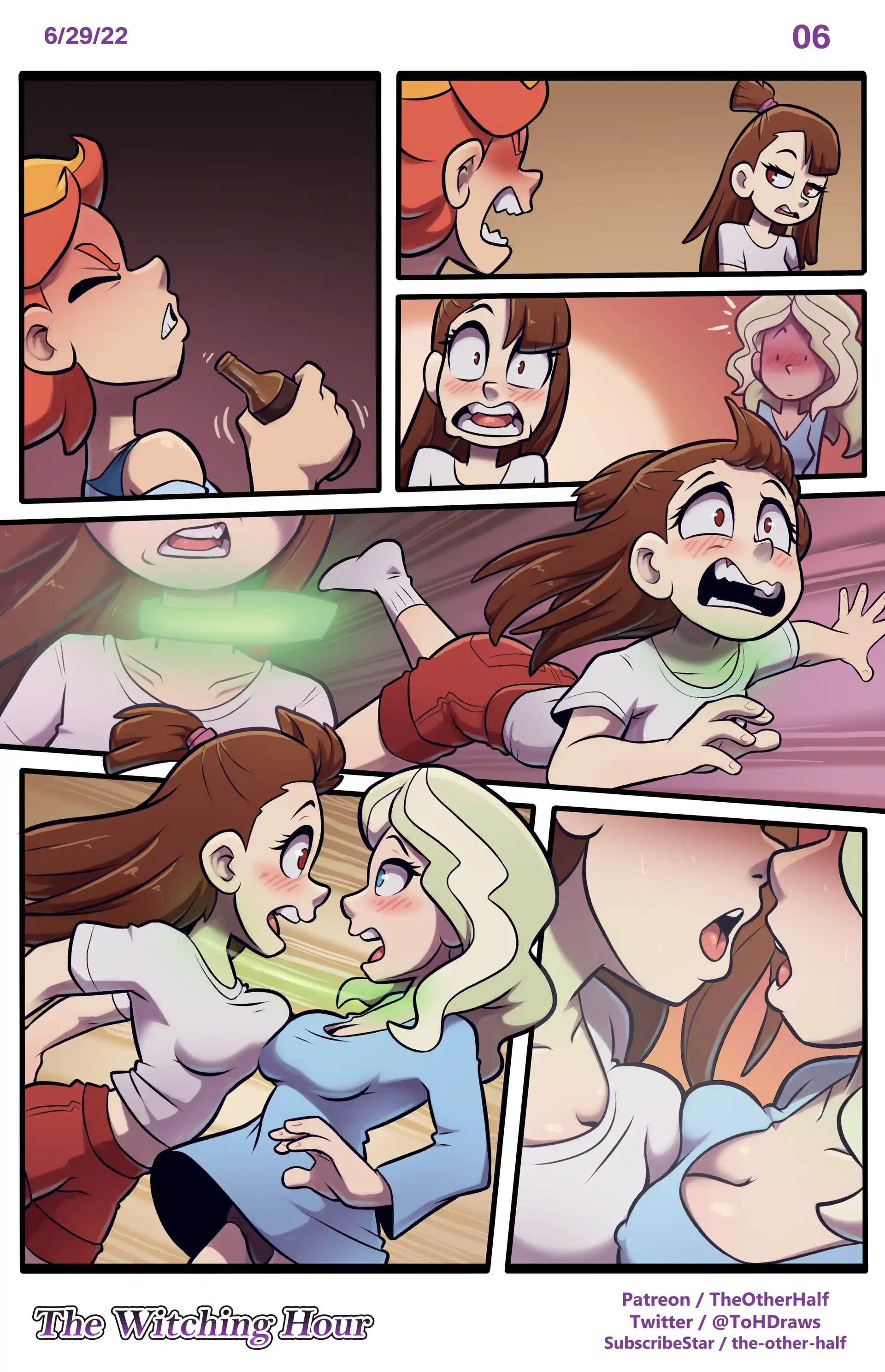 The Witching Hour 5 . The Witching Hour - Textless - Chapter 1 (Little Witch Academia) page 6