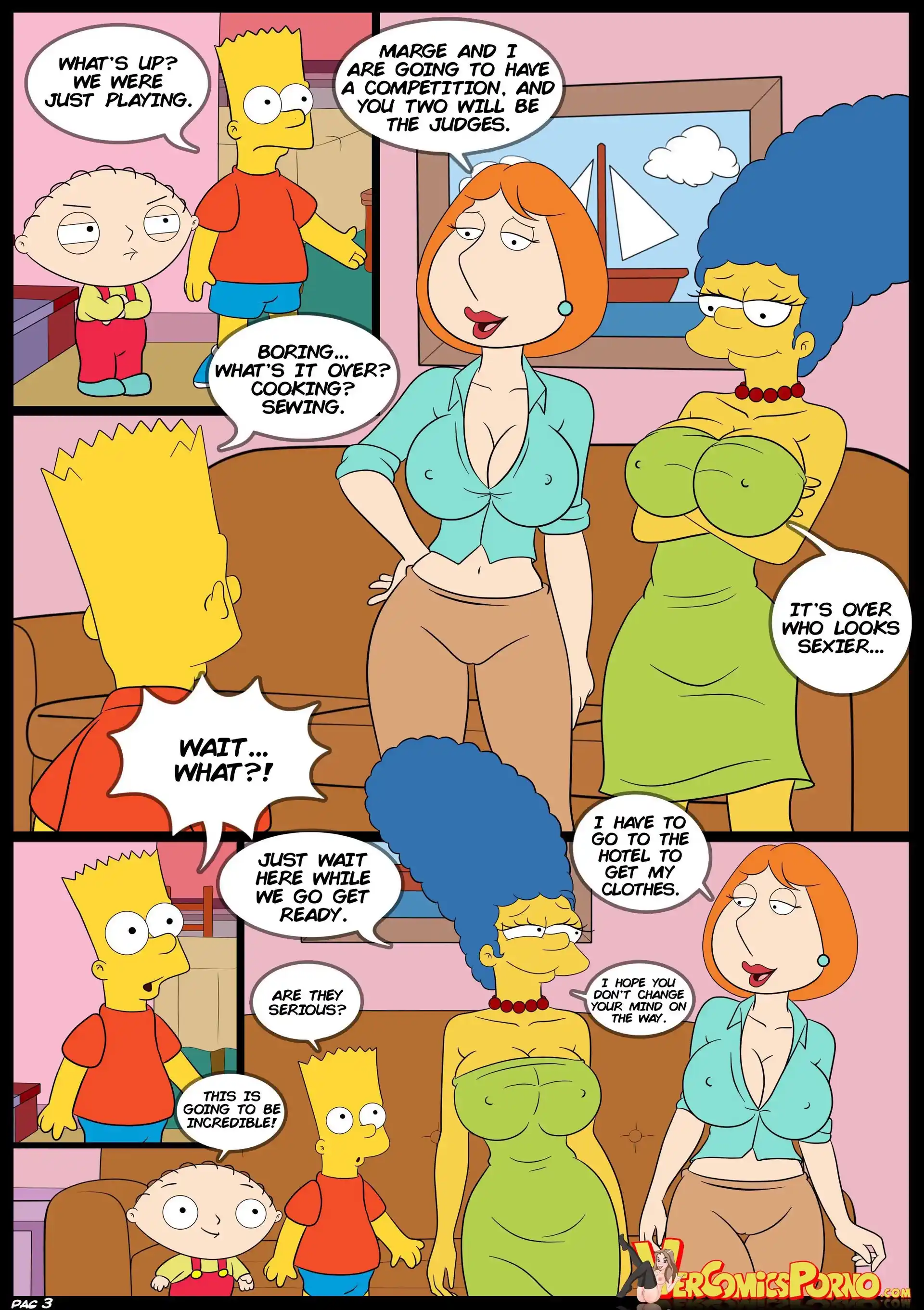 HOT The Contest The Contest - Chapter 1 (Family Guy , The Simpsons , Goof Troop) page 4