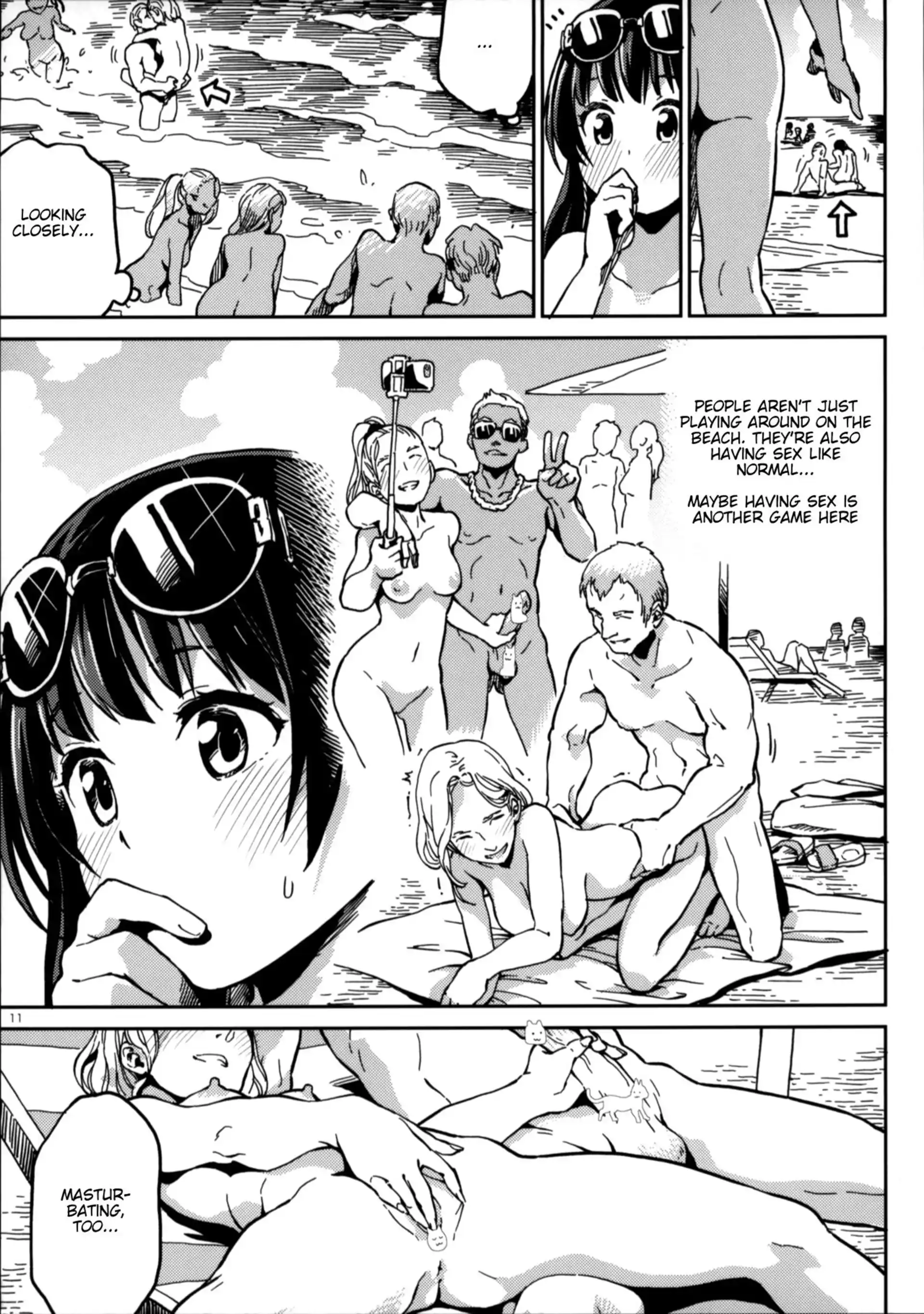 Nudist Beach Nite Nudist Beach Nite - Chapter 1 page 9